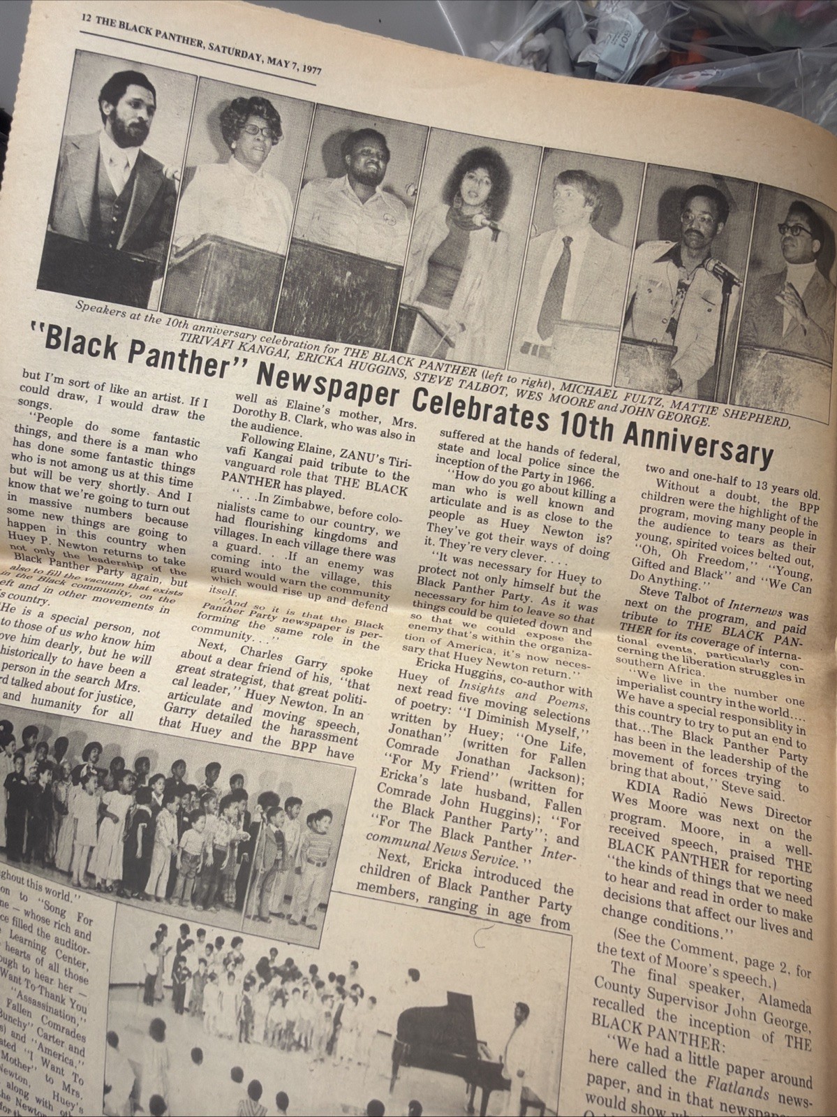 THE BLACK PANTHER PARTY NEWSPAPER – MAY 7, 1977 Huey Newton History