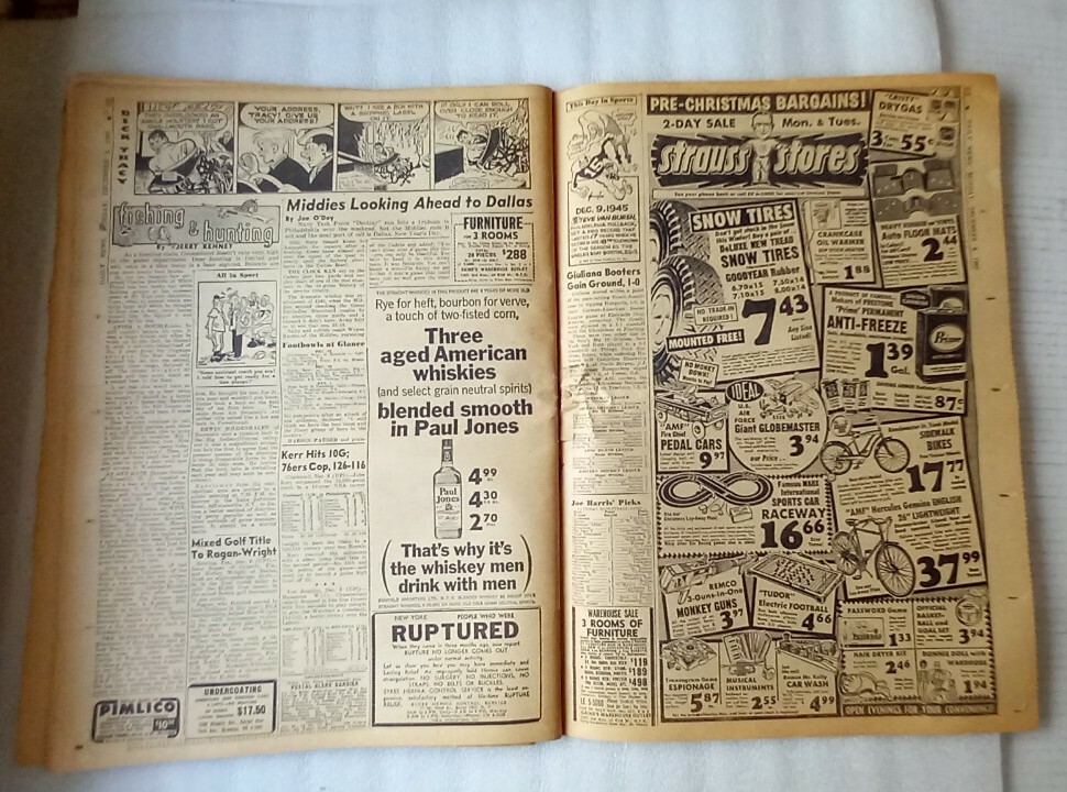 FRANK SINATRA JR KIDNAPPED December 9 1963 New York Daily News NY Newspaper