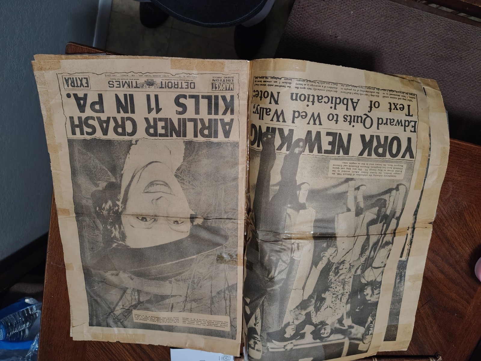 1936 Detroit Times Newspaper Collection-FDRRooseveltWins,King GeorgeDies,Simpson