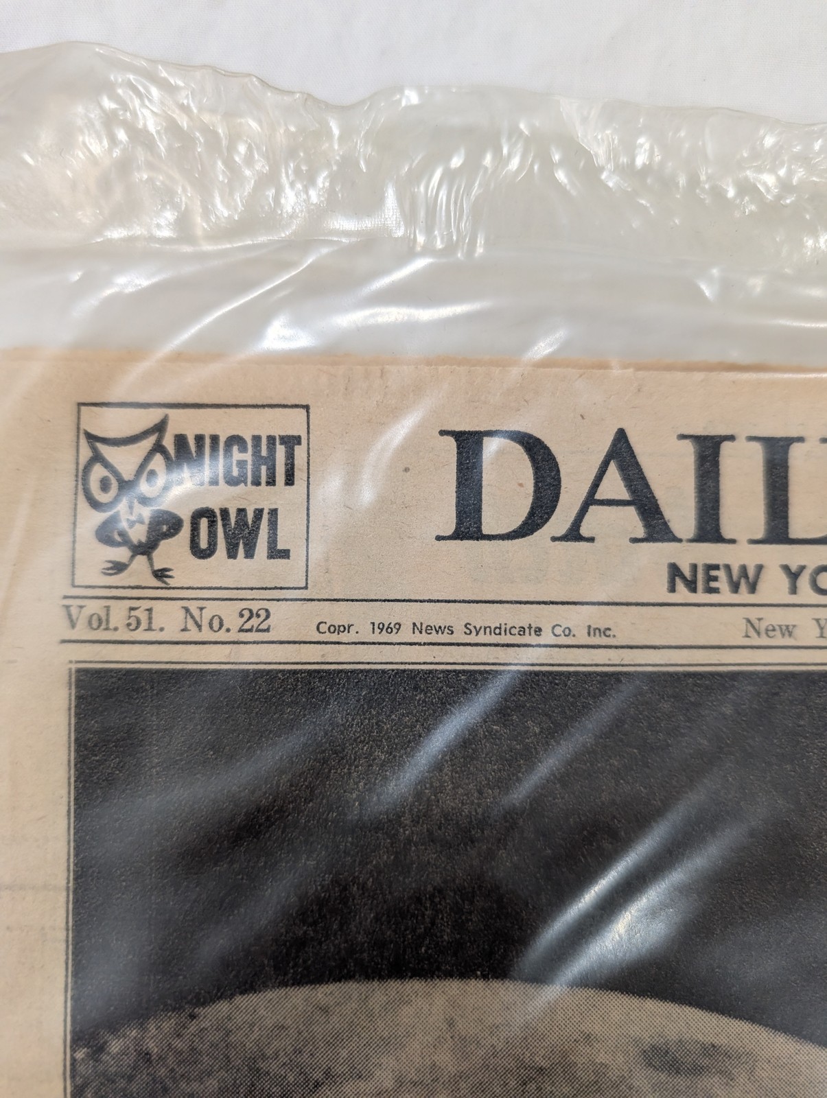 Apollo 11 Moon Landing Newspaper July 21 1969 Daily News Original Print