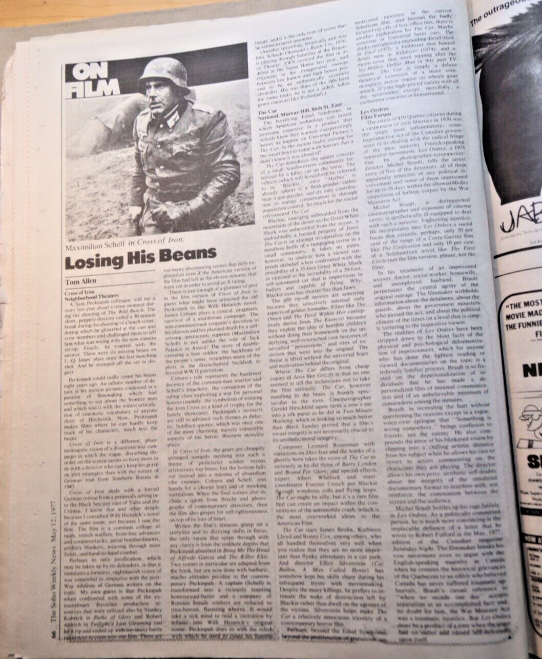 SOHO WEEKLY NEWS May 12 1977 THE PHOENIX PROJECT Good Only