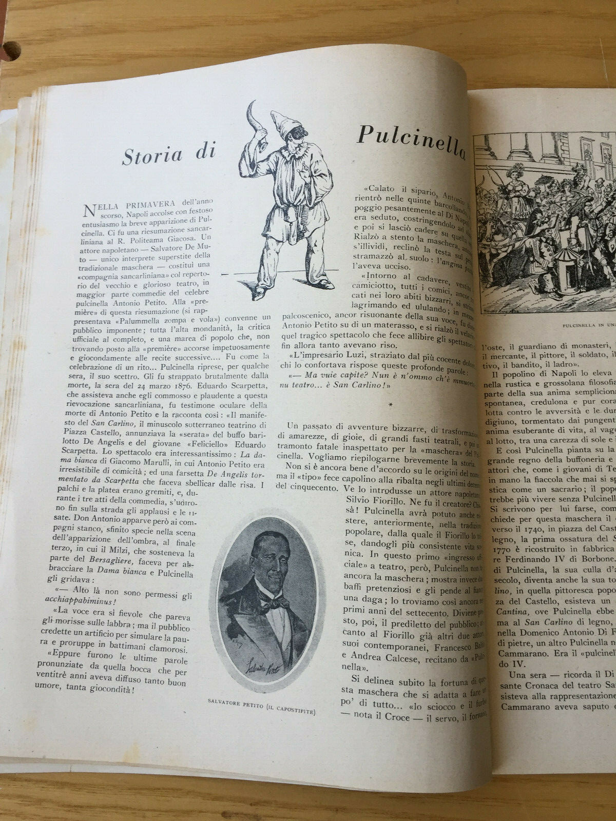 MONDADORI COMEDIA PERIODICO COMEDIA E VITA THEATRALE N° 14 1925 PULCINELLA 2/19