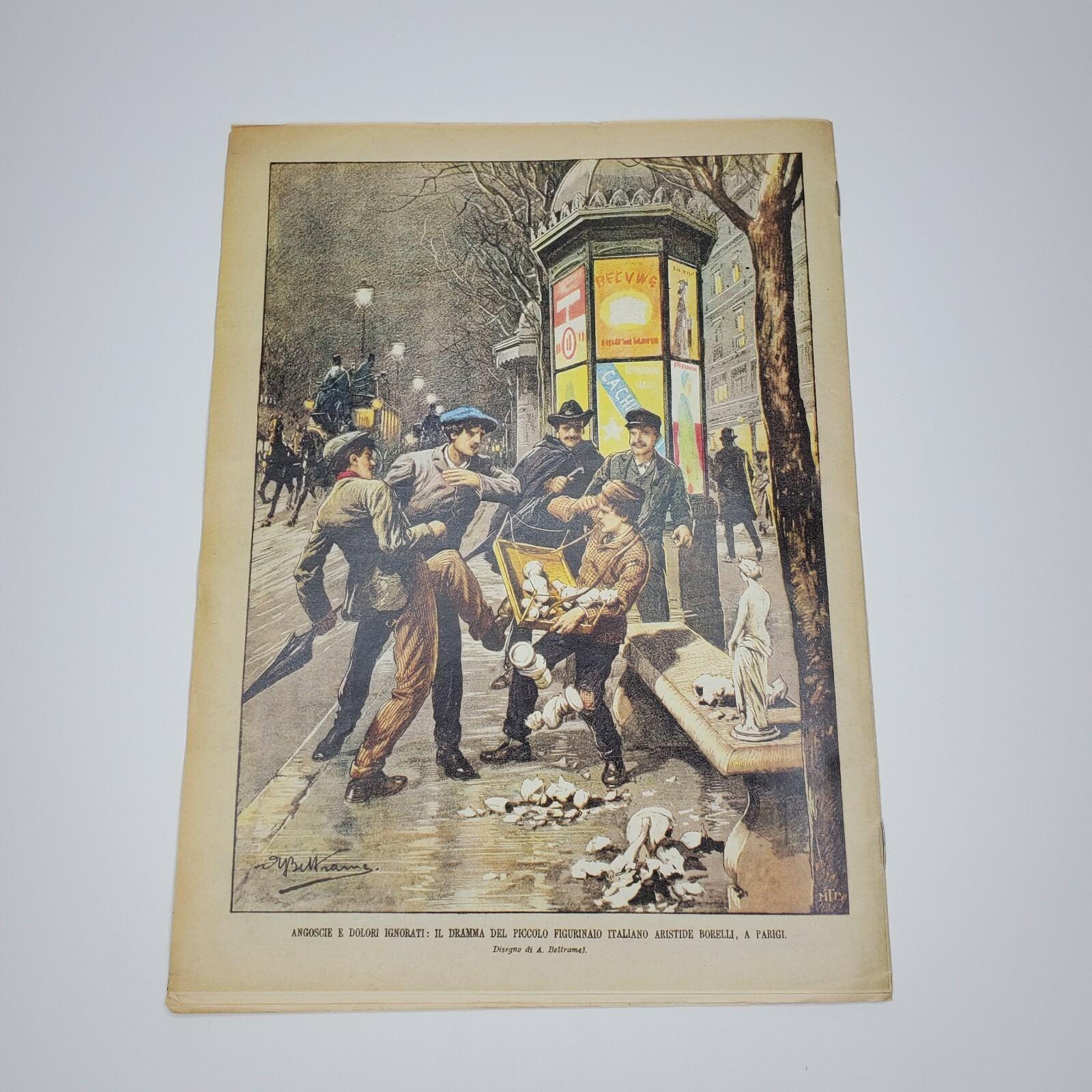 La Domenica Del Corriere The Sunday Courier Italian Newspaper 1903 Riot