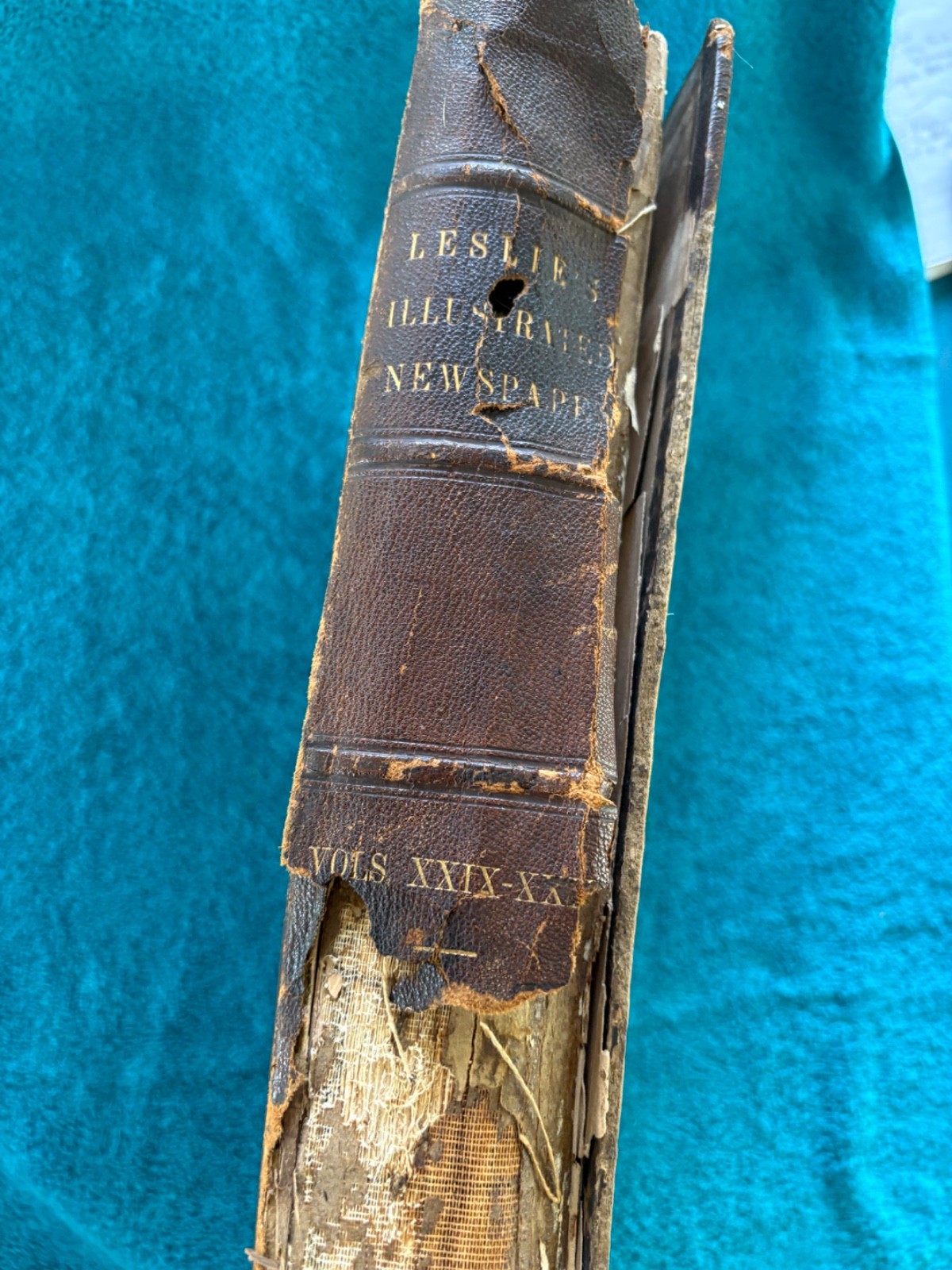 Frank Leslie’s Illustrated Newspaper 1869 1870 Bound Volume Civil War 1860s VTG