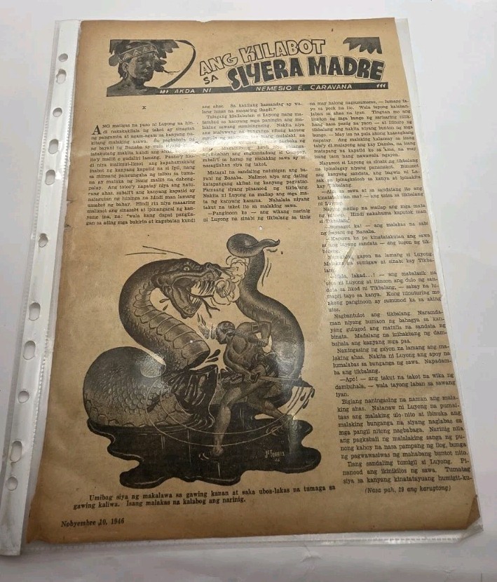 1946-1947 Philippine Weekly Publication “Silahis” & “ILang-ILang” Clippings.19pc