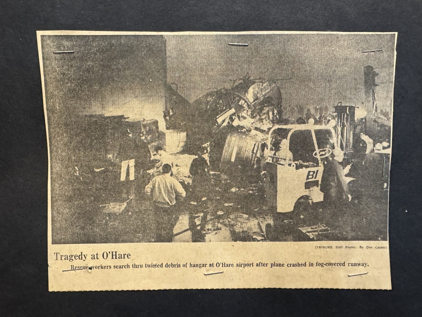 (6) VTG Newspapers O’Hare Chicago Times August 4th 1968 / Plane Crash RARE