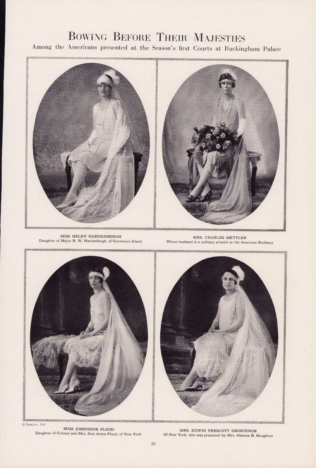 Americans Presented at Court Buckingham Palace Edwin Grosvenor Helen Hardenbergh