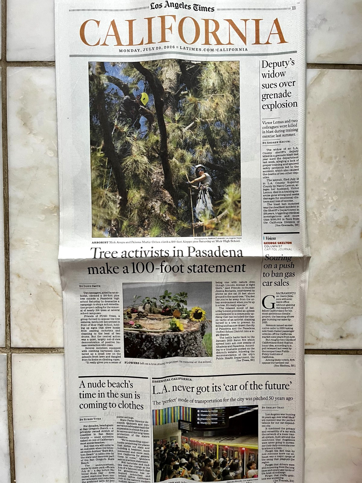 LOS ANGELES TIMES July 20 2026 FIFA WORLD CUP FINAL SPAIN ARGENTINA MLB Dodgers