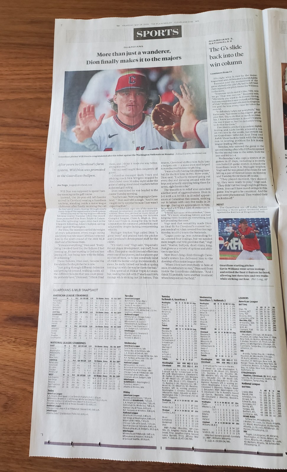 Taylor Swift Travis Kelce Buy Cleveland Guardians Plain Dealer May 28 2026 NEW