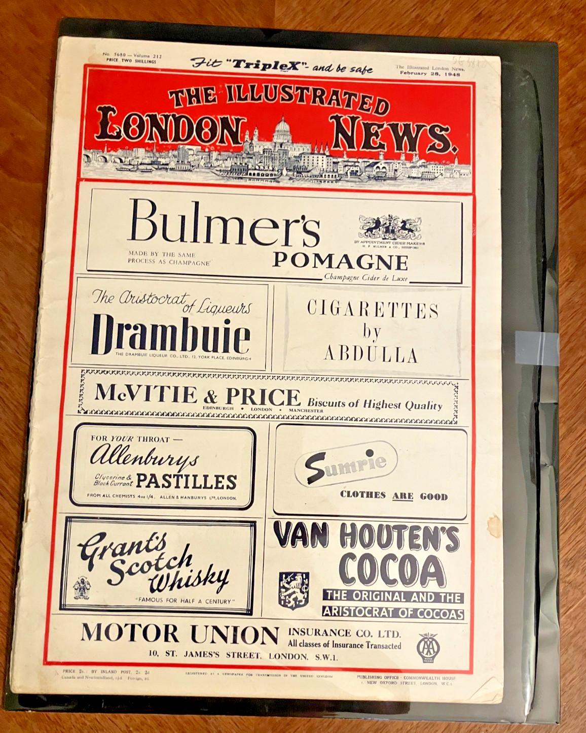 The Illustrated London News Vintage Issue Feb 1948