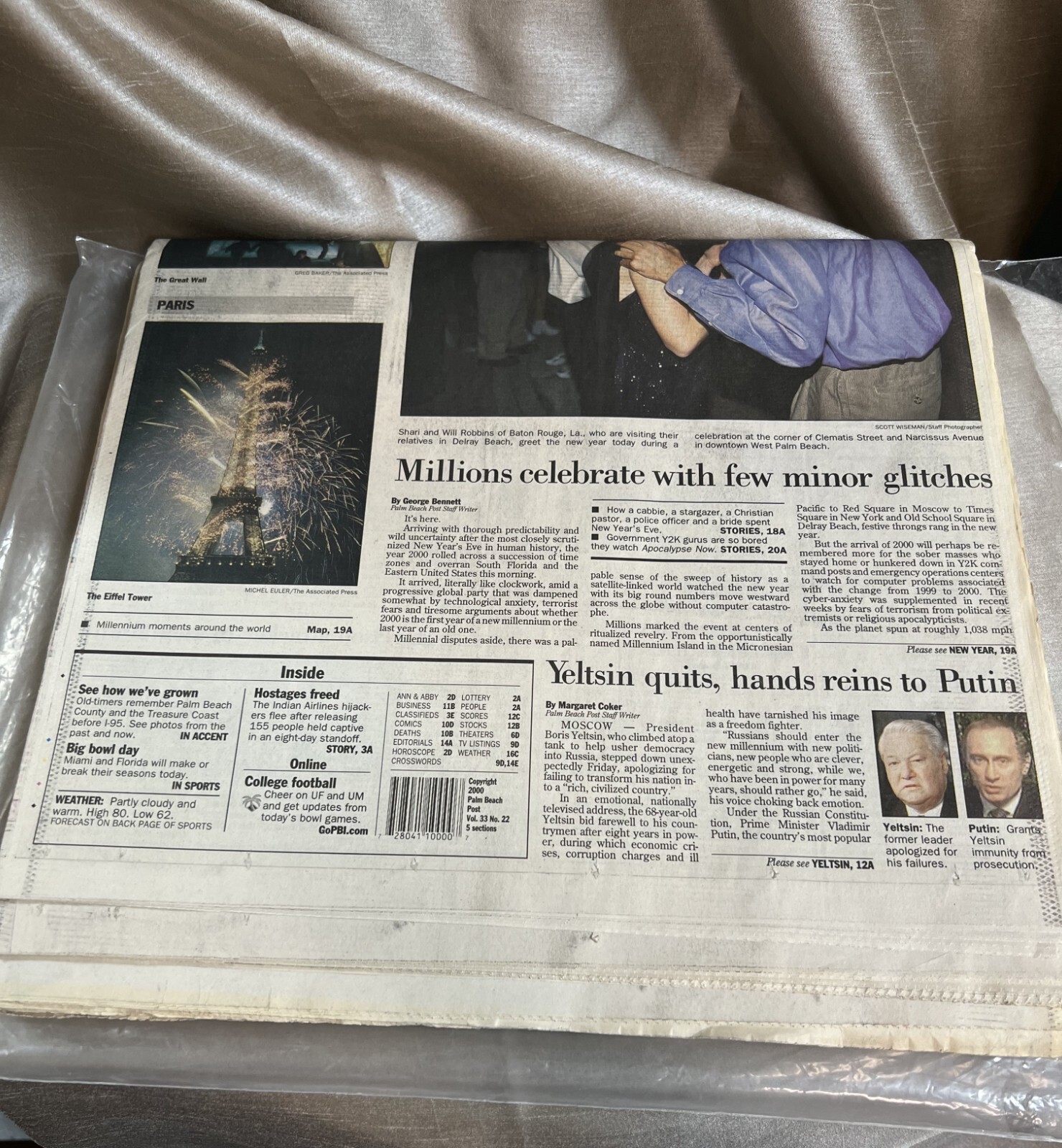 Palm Beach Post Commemorative Edition January 1, 2000