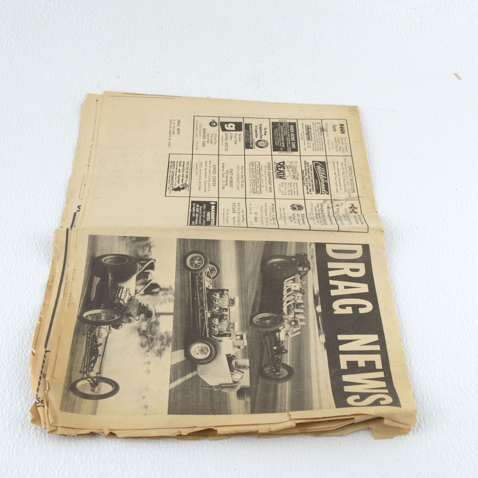 Drag News Jan 28 1961 Vol 6 No 44 NHRA Hot Rod Racing Newspaper Vintage