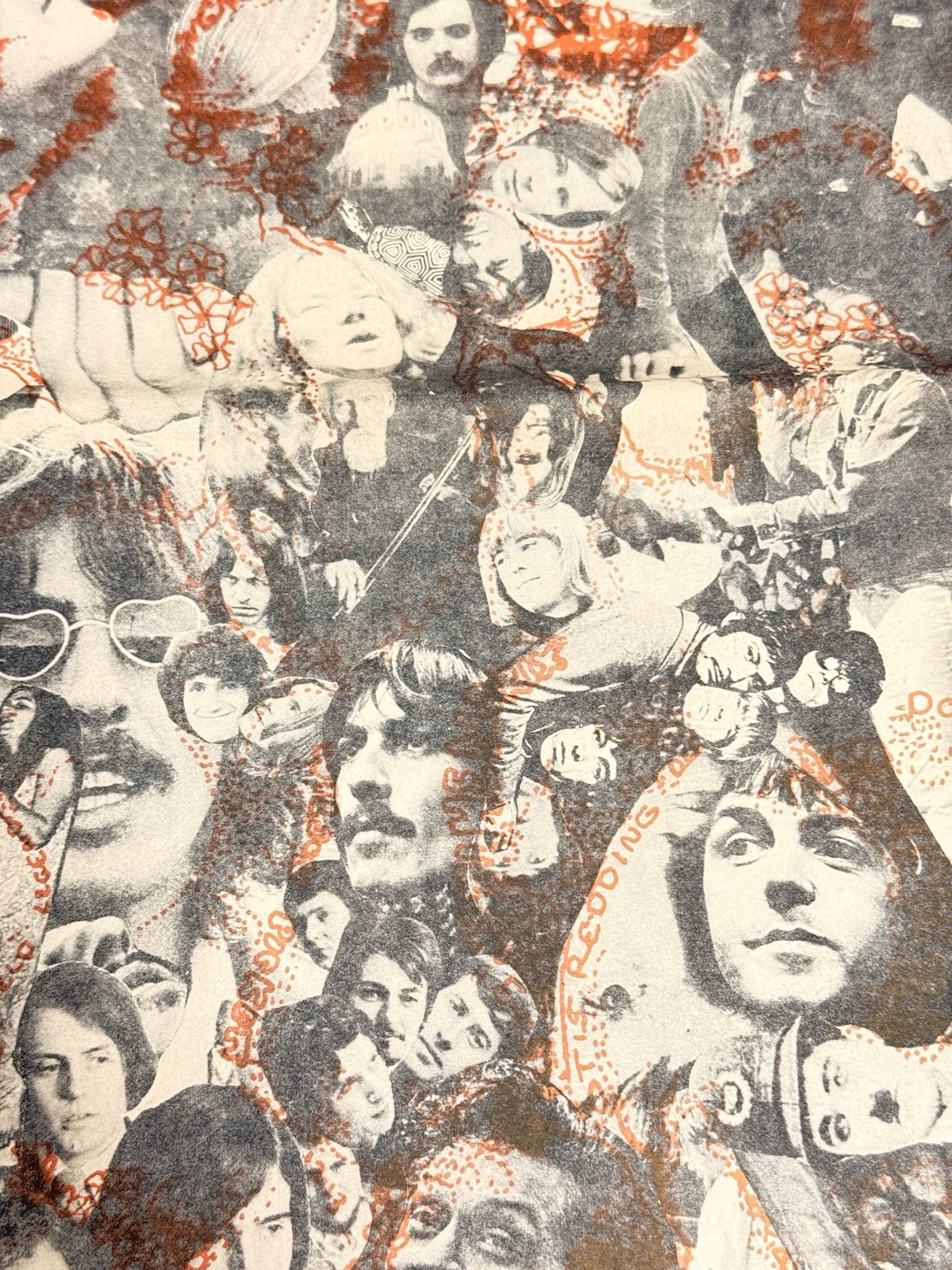 1967 Teleidoscopic Collage Denver The Doors New Year’s Eve Hendrix Family Dog