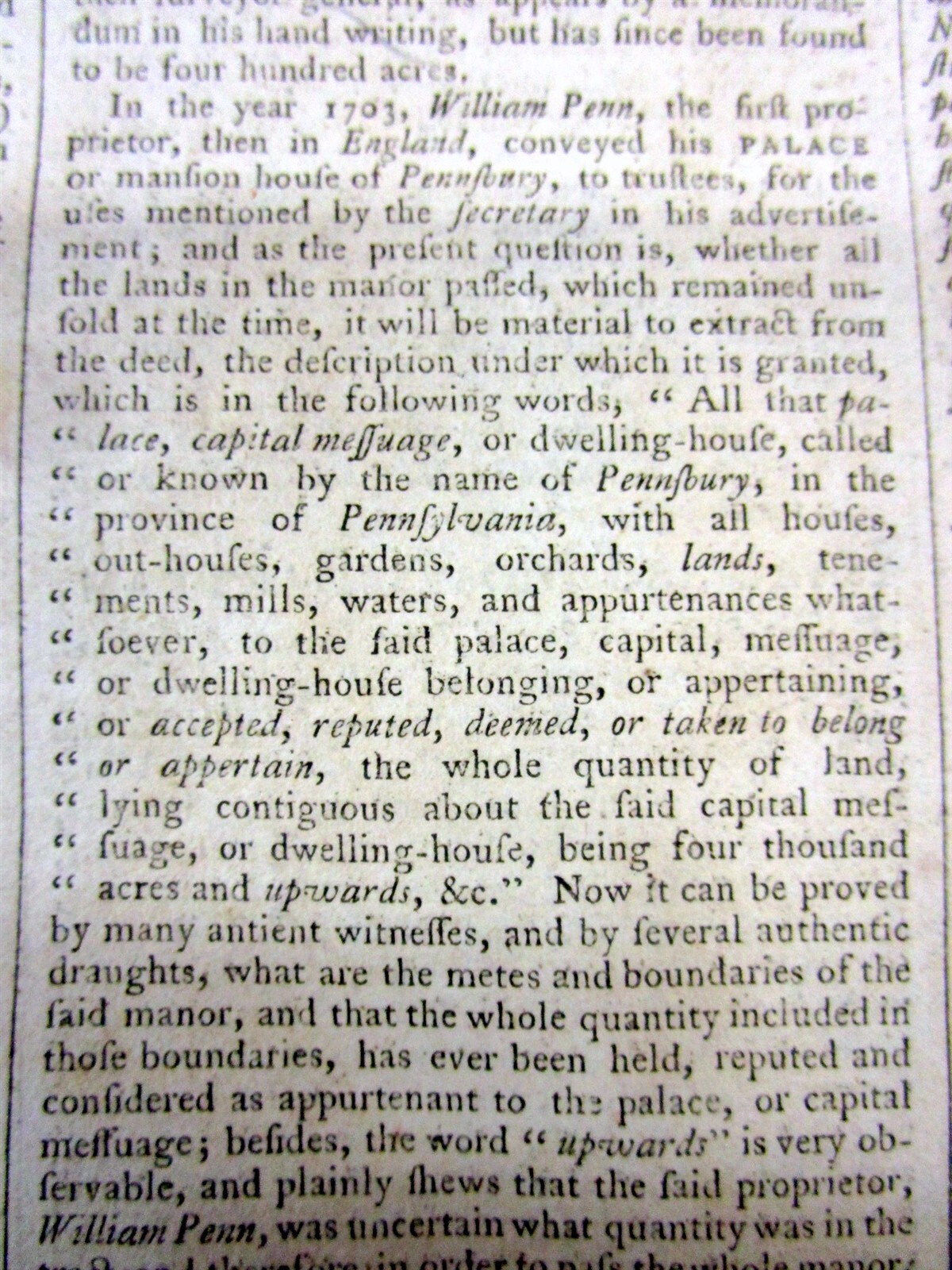 1767 Colonial PHILADELPHIA newspaper & extra WILLIAM PENN founding PENNSYLVANIA