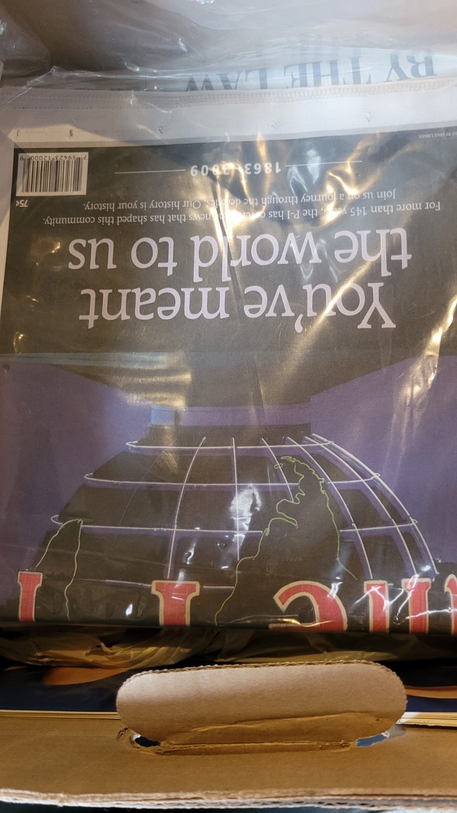 Seattle P. I. Final Issue Commemorative Edition Paper March 17, 2009 Newspaper