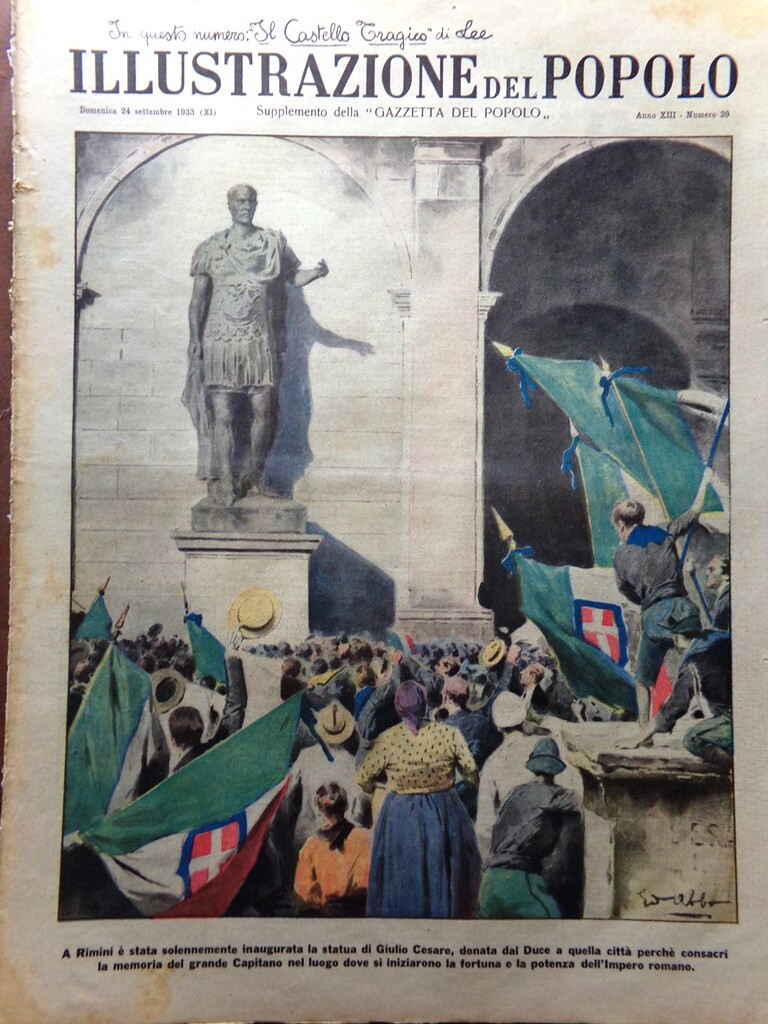 Illustration of the People 24 September 1933 End of Games Autodromo Monza Innsbruck