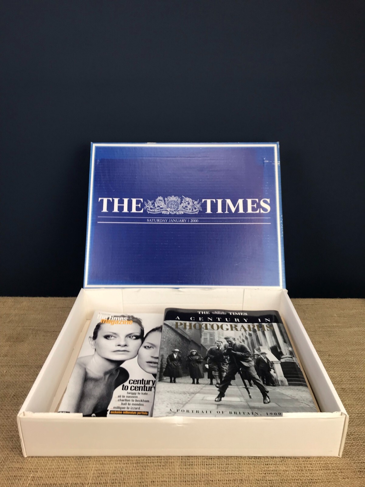THE TIMES NEWSPAPER SAT 1st JANUARY 2000 MILLENIUM EDITION BOX SET