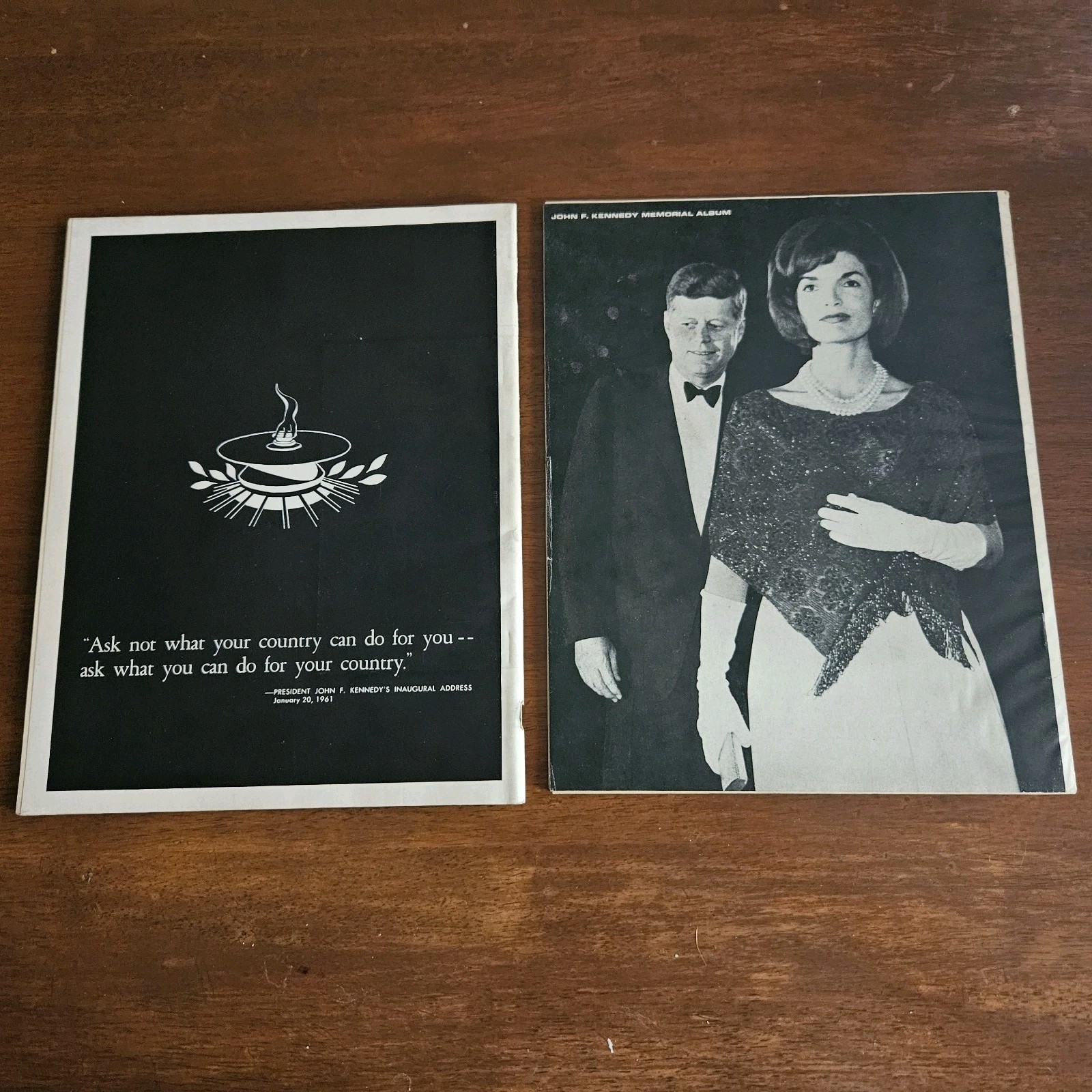 John F. Kennedy Magazine Lot Memorial Album/Four Dark Days in History Read