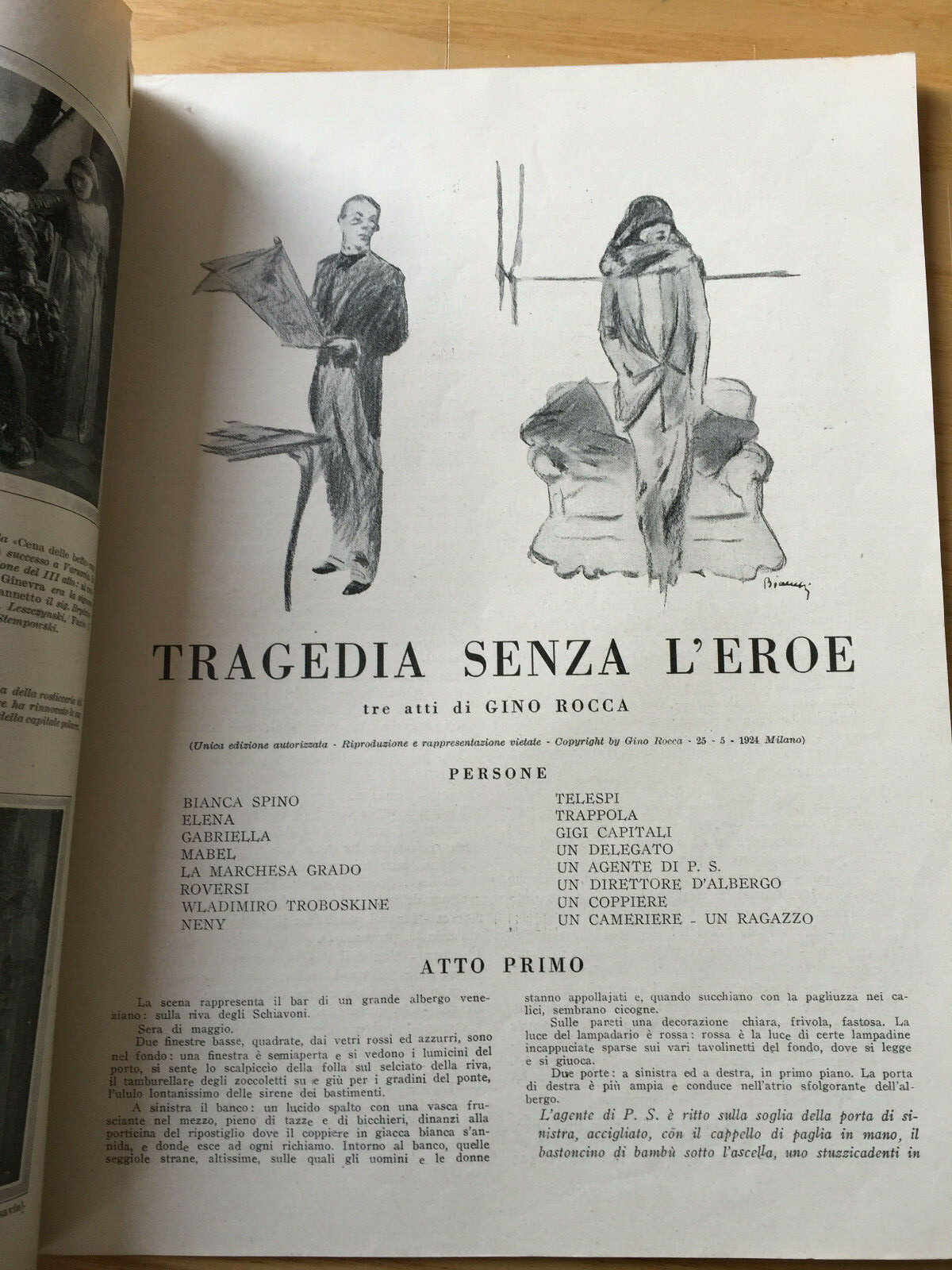 MONDADORI COMEDY PERIODICO COMEDIA E VITA THEATRALE N° 10 1924 GINO ROCCA 2/19