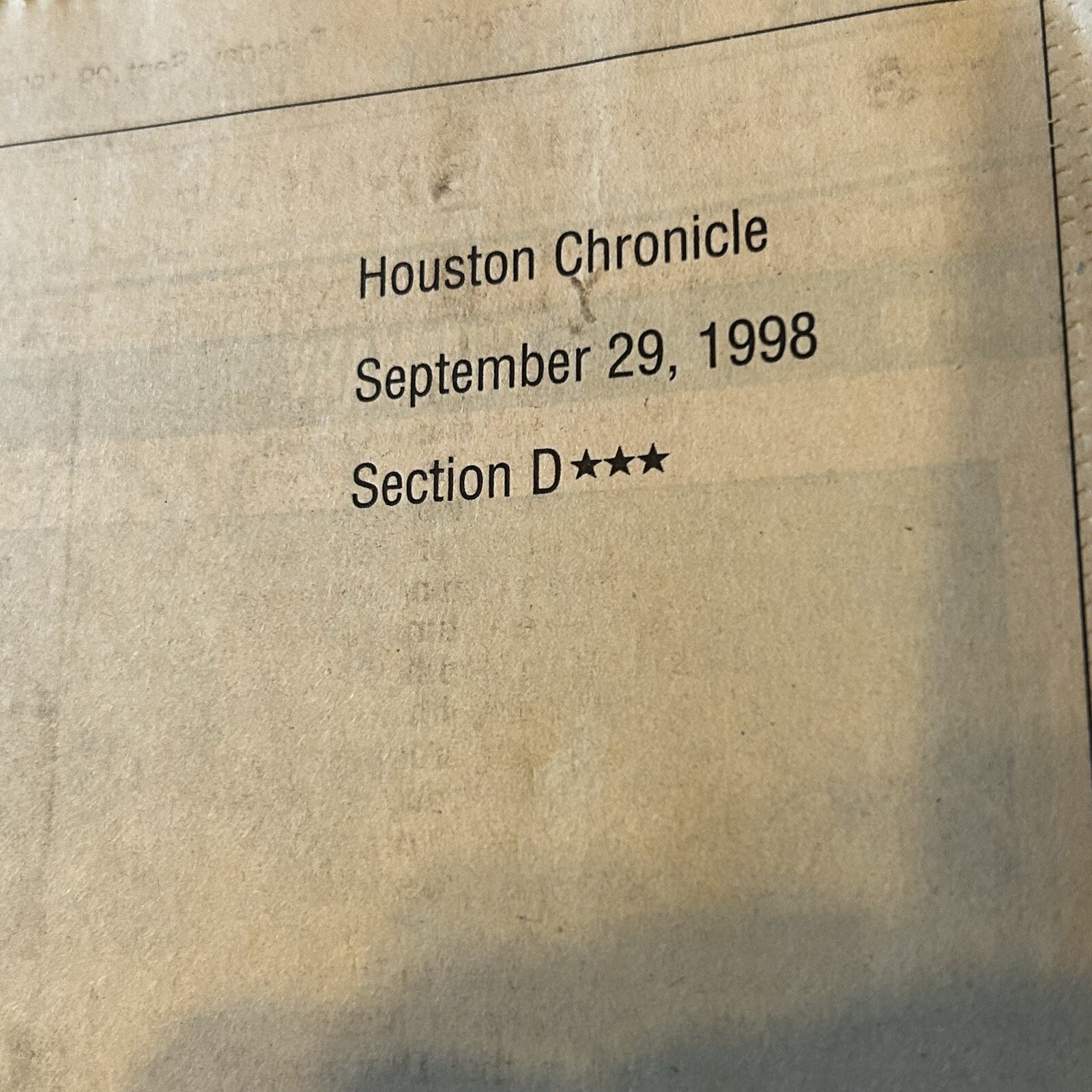 September 1998 MLB LOT / 5 Newspapers – Astros Sosa 62 McGwire Houston Chronicle