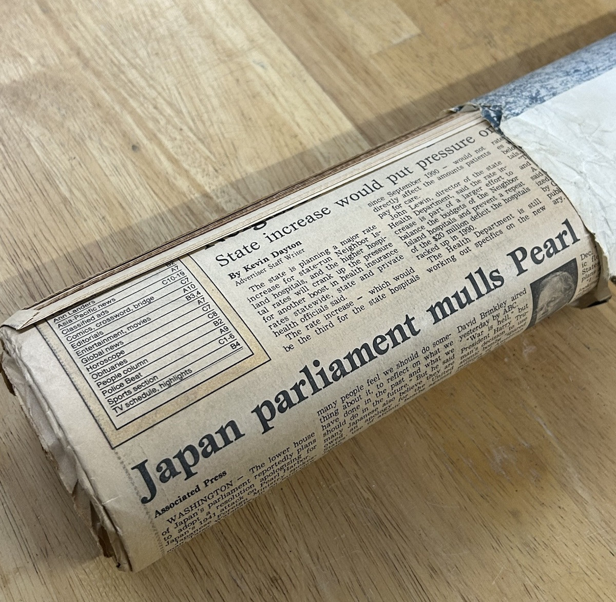 Vintage 1991 Pearl Harbor Commemorative Newspaper Editions Original Package