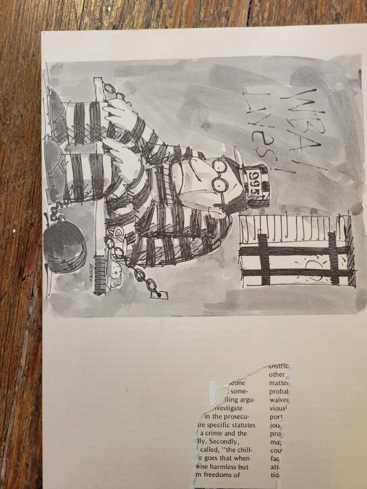 VINTAGE WBAI Magazine, May 1972, Original NEW YORK CITY Radio Station, Court