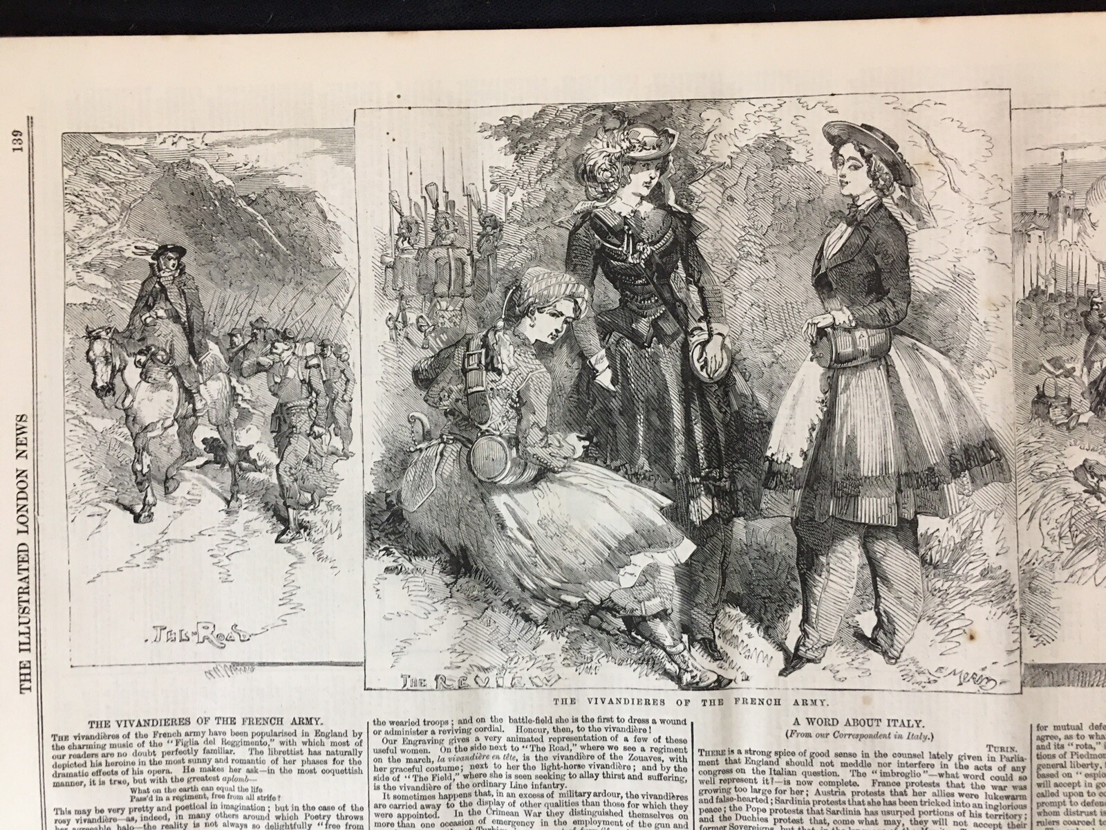 Vivandieres Female Support French Army 1859 Battle Solferino Italy-Jewish Play