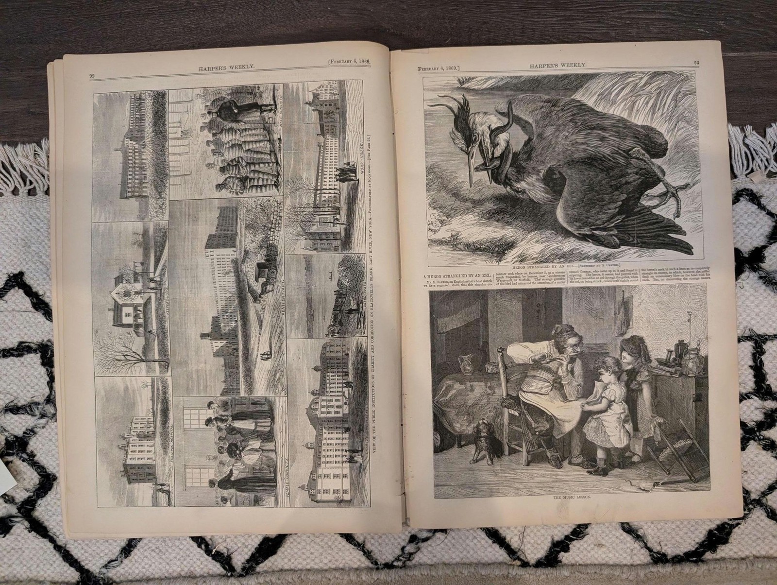 Feb 6 1869 Harpers Weekly, 1st Uncle Sam w Whiskers, National Colored Convention