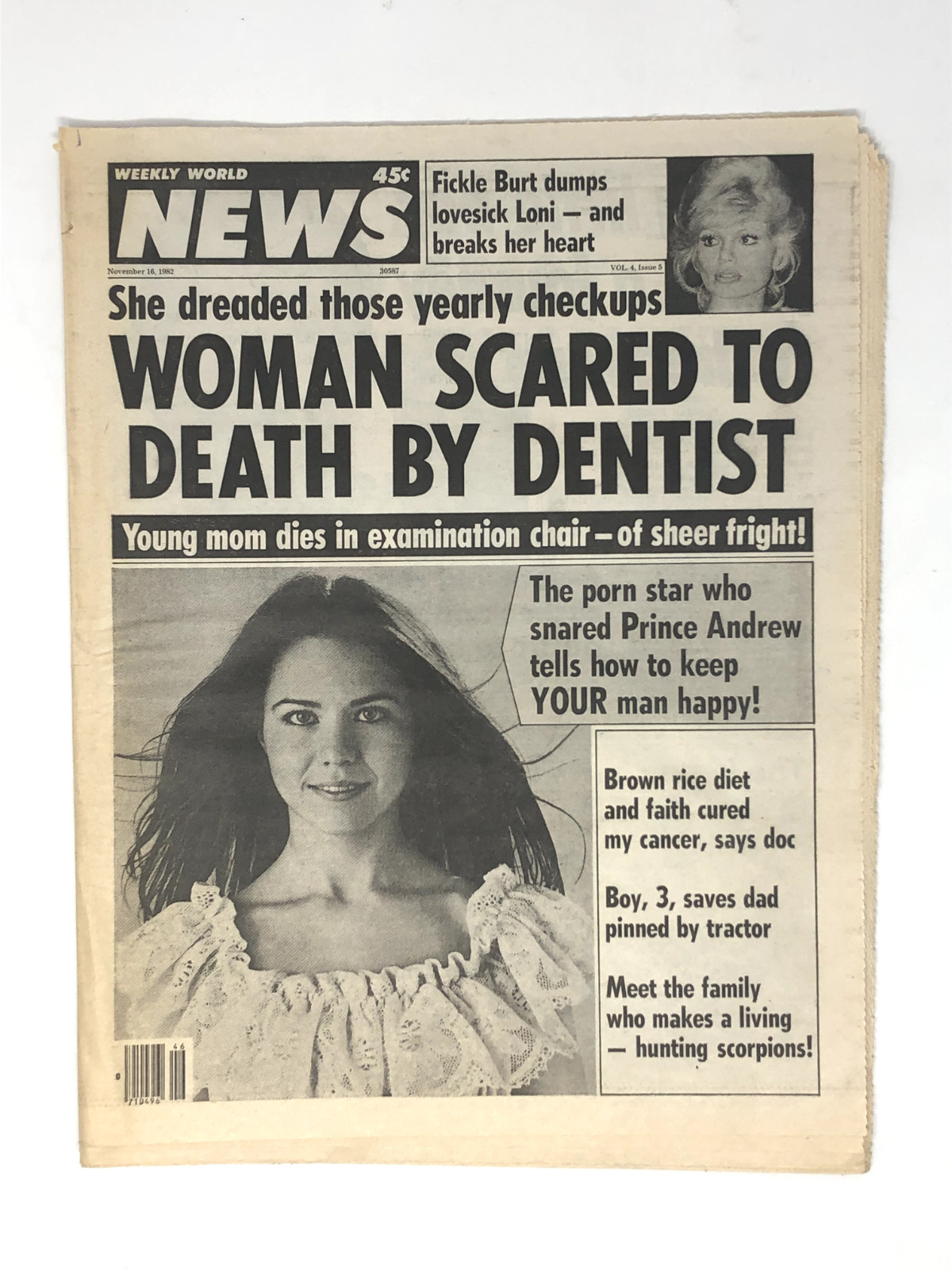 Lot of 4 Star Newspapers 1979-82 Princess Grace, Prince Andrew Weekly World News