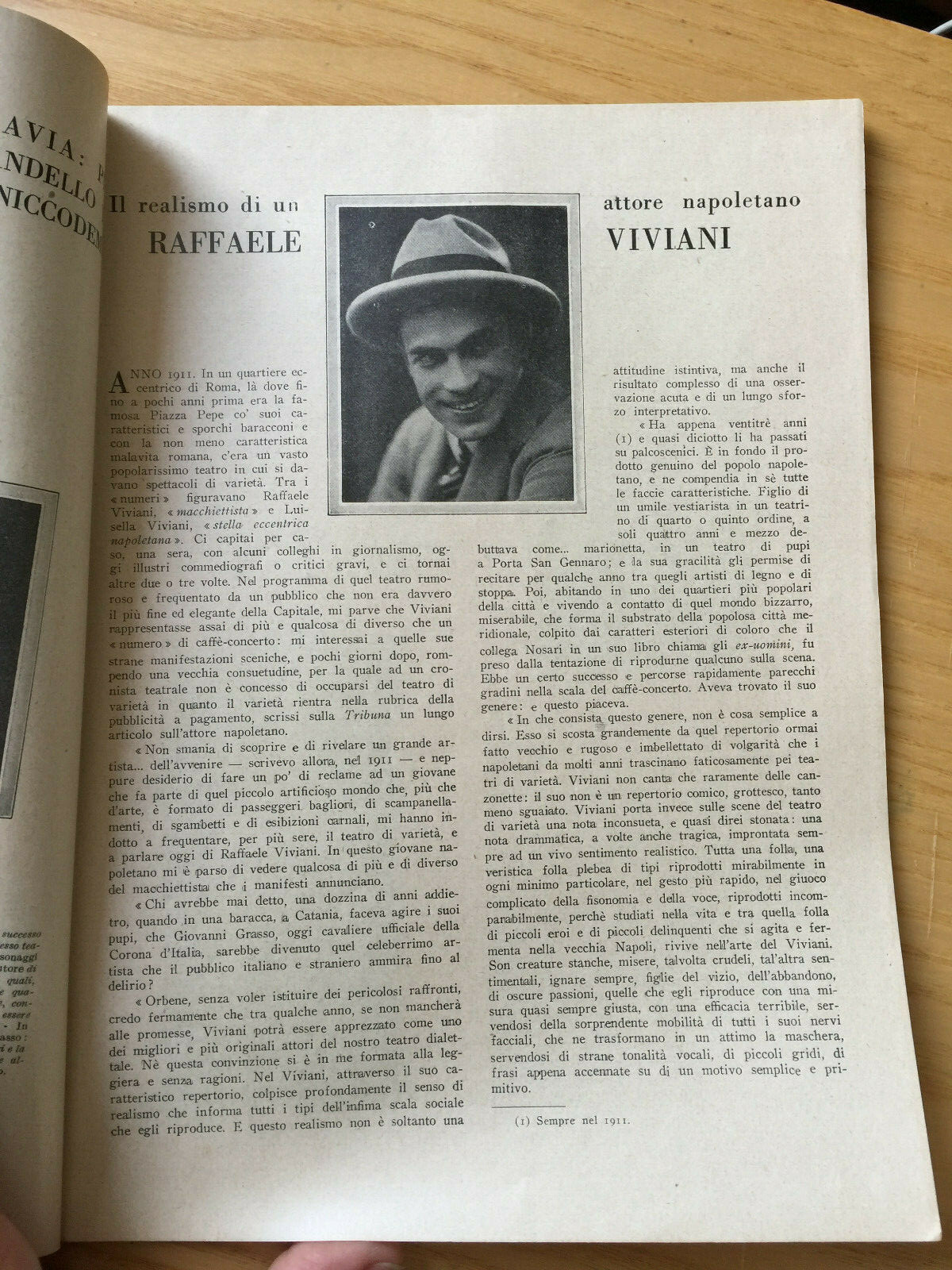 MONDADORI COMEDIA PERIODICO COMEDIA E VITA THEATRALE N° 6 1924 2/19