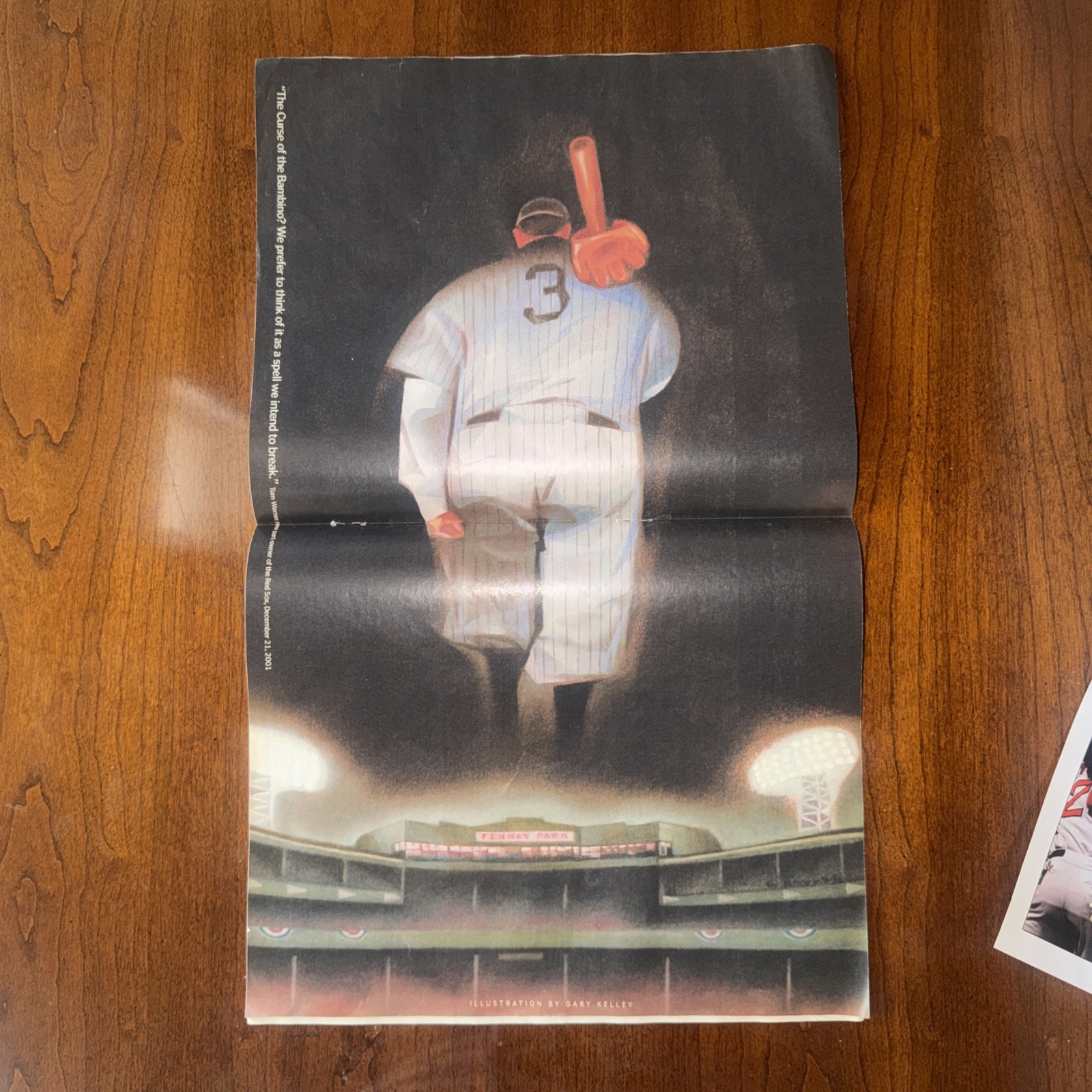 2004 Red Sox World Series Boston Globe Commemorative edition Team Damon Photos
