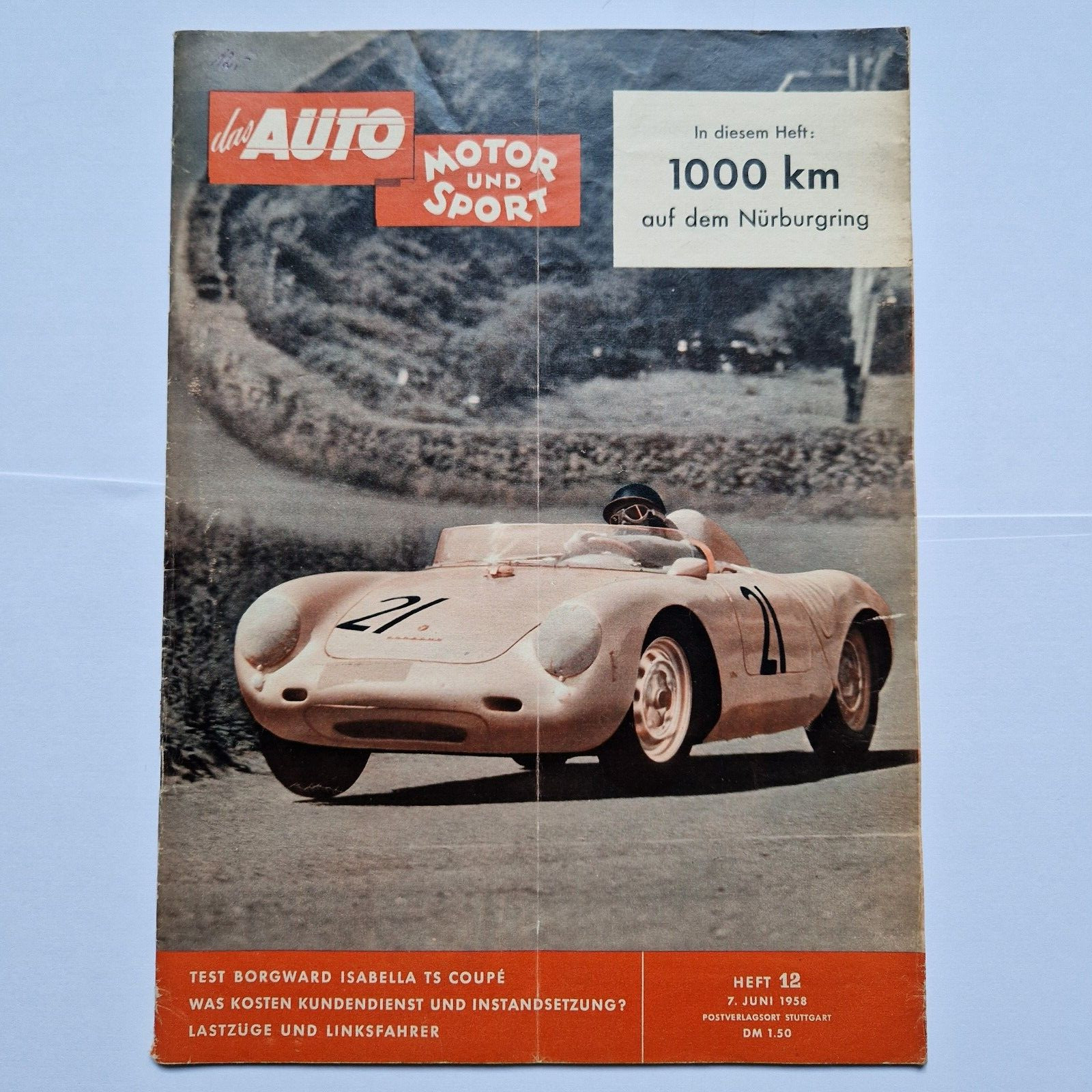 Car Magazine: The AUTO MOTOR And SPORT 1958 No. 12 Collector’s Item Vintage