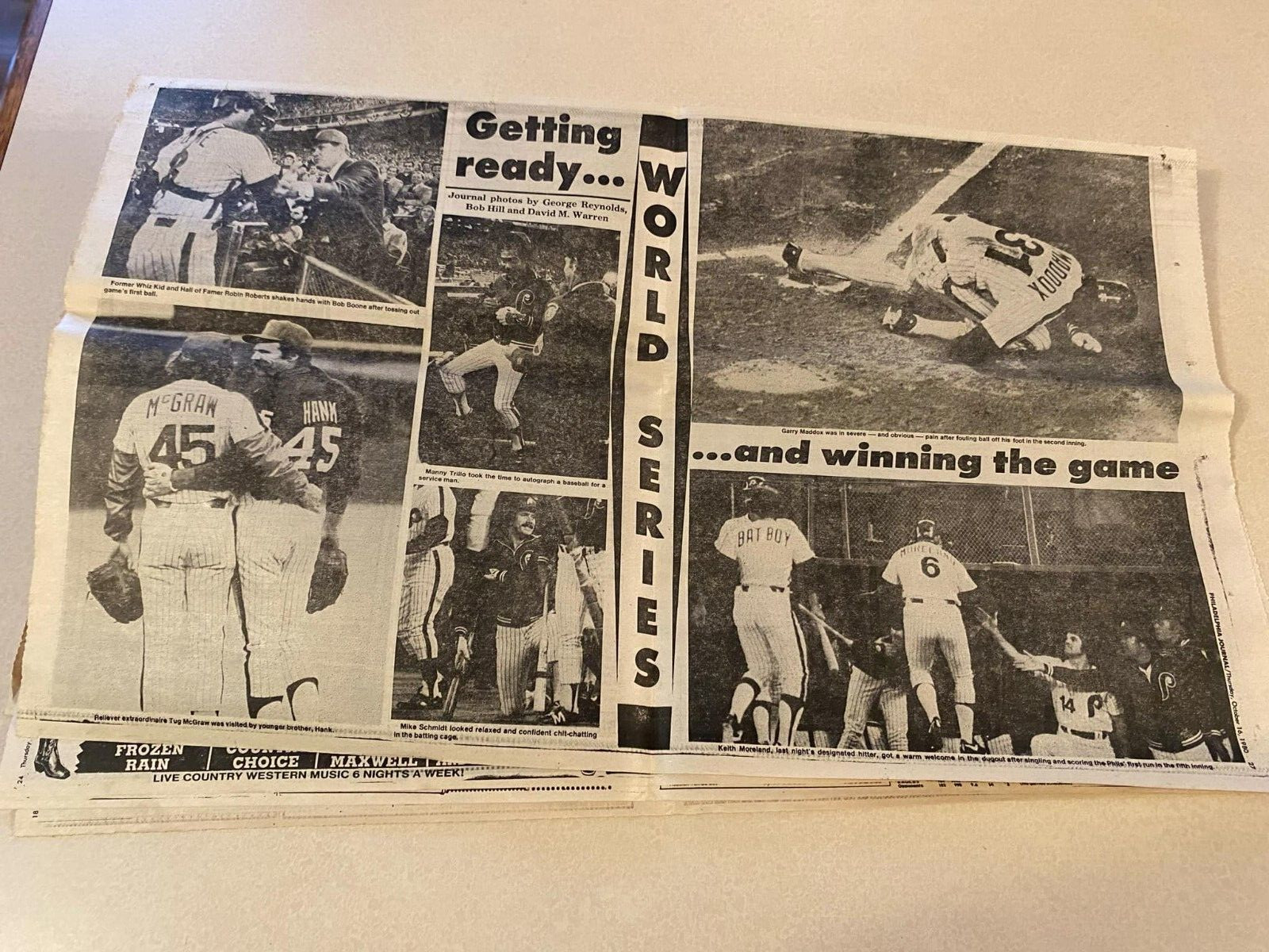 Philadelphia Journal Tabloid October 16 1980 Vol 3 #263 MLB Phils Mike Schmidt
