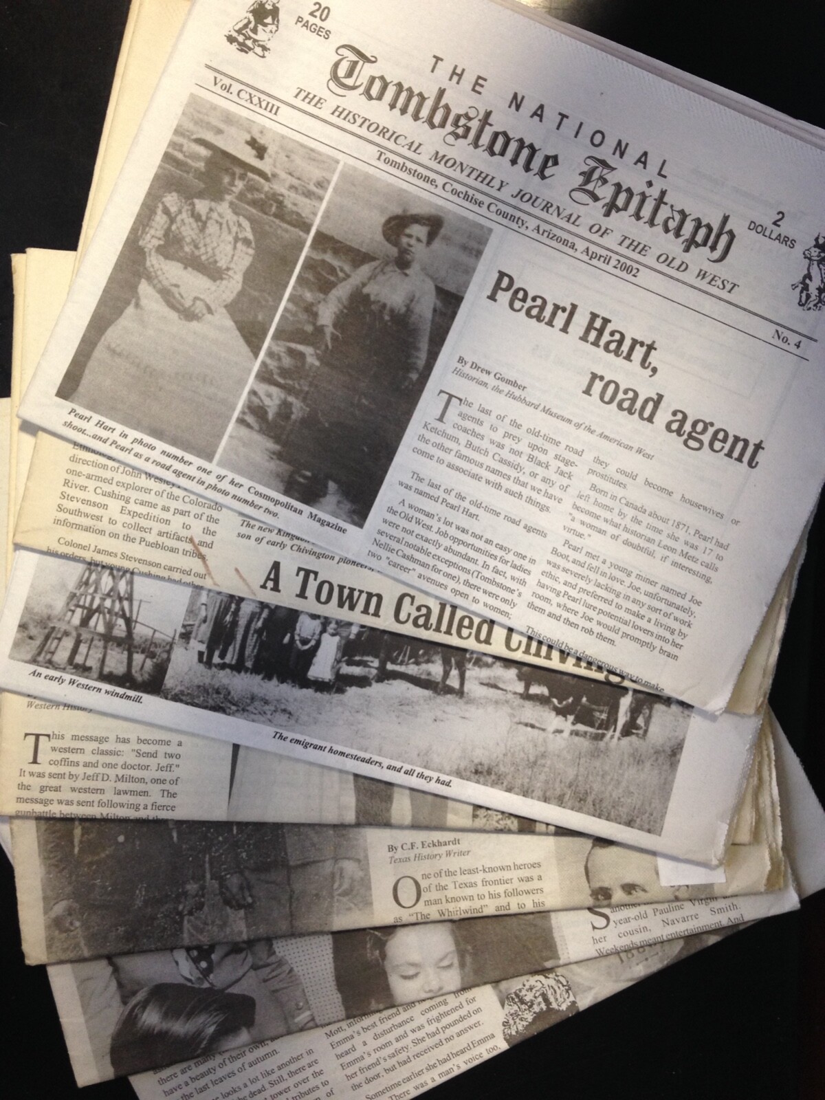 7 Newspaper lot, Tombstone Epitaph, Arizona. Set 18. Nice!