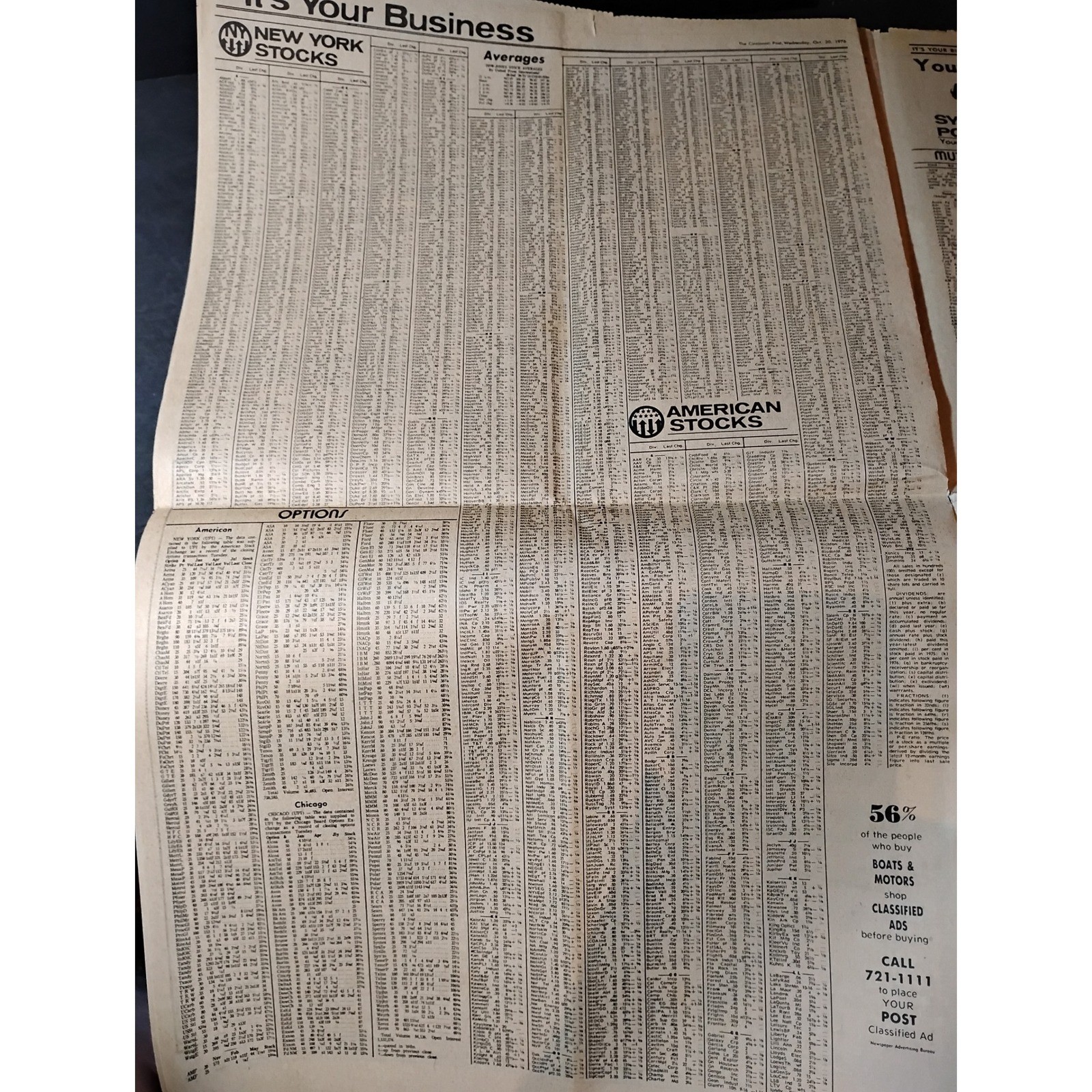VTG Cincinnati Post Sport Section Reds Yankees Series Rose Driesen 76 Stocks Ads