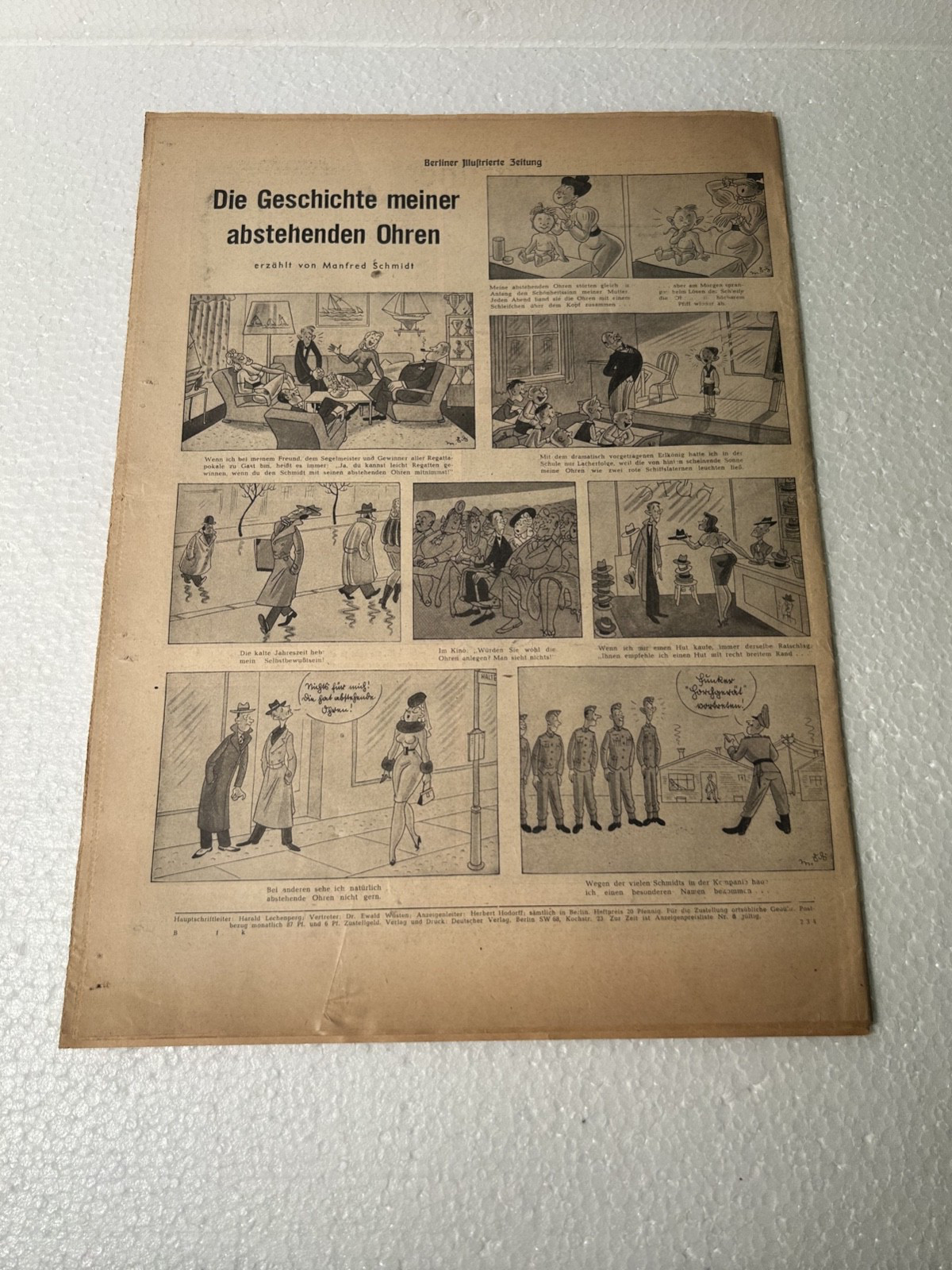 BERLINER ILLUSTRIRTE ZEITUNG Nº2 14 GENN 1943 OLD GERMAN MAGAZINE