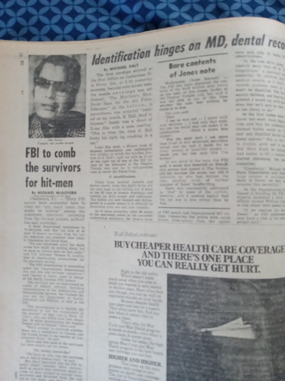 San Francisco Mayor Moscone – Harvey Milk – 1978 New York Daily News Newspaper