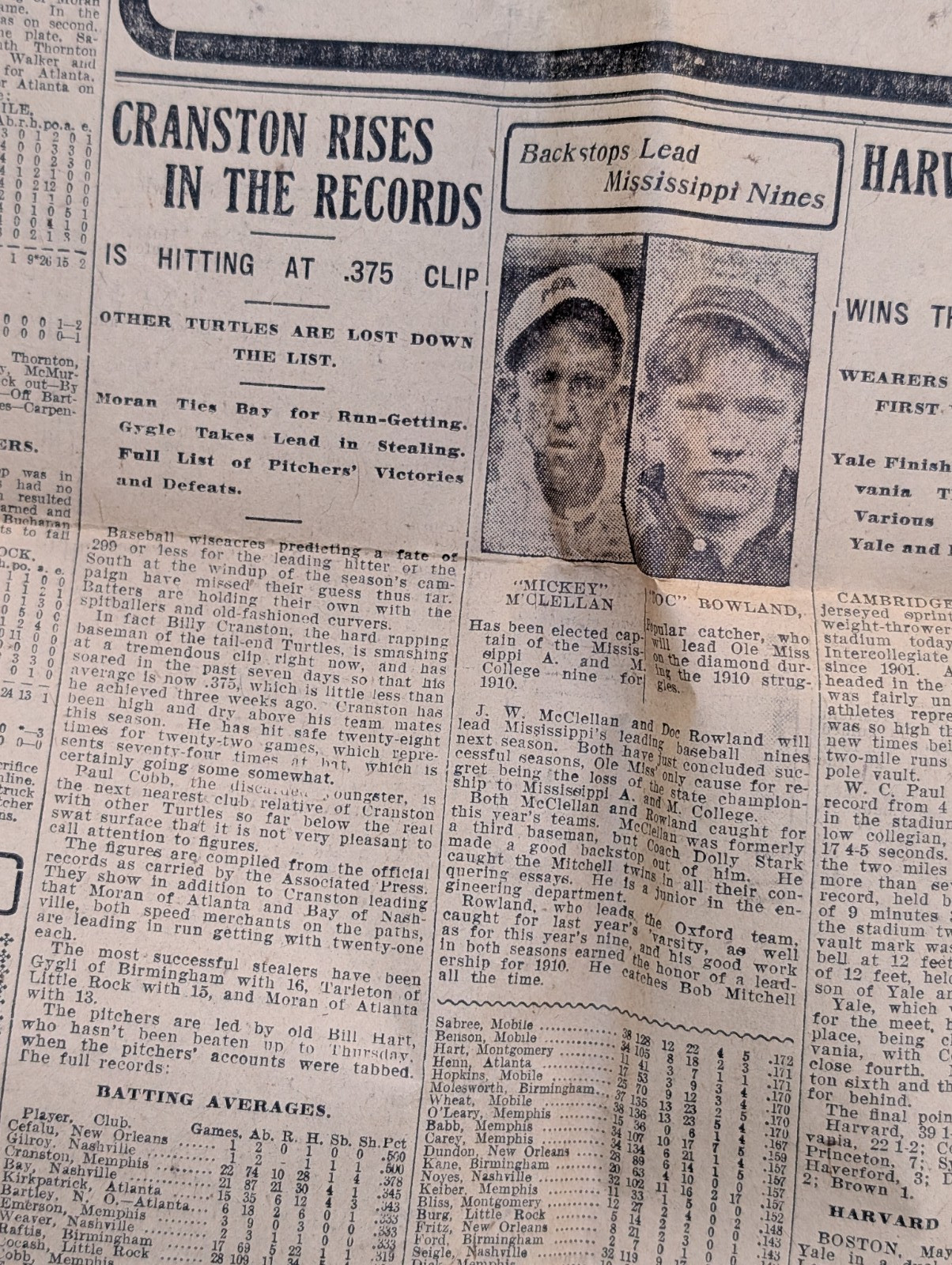 1909 MEMPHIS TENNESSEE COMMERCIAL APPEAL UCV REUNION CAR ADS COCA COLA PEPSI ADS