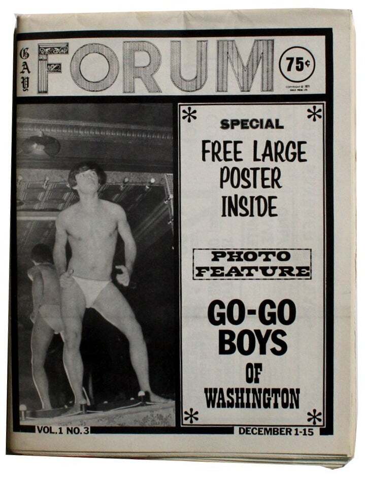 LGBTQ+ Gay Forum LGBT Washington S.I.R. Frank Kameny West Coast Gogo boys 1970s