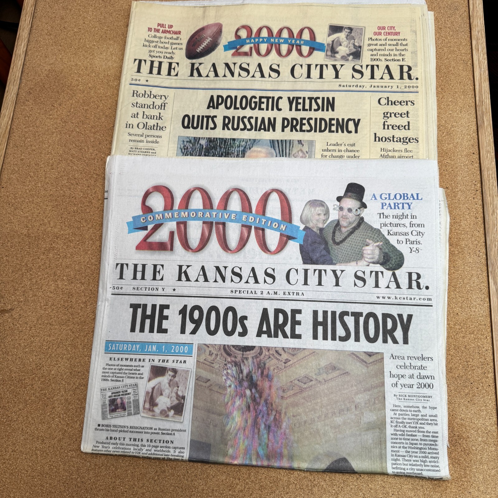 Kansas City Star 2000 Commemorative Edition January 1, 2000 – Special 2AM Extra