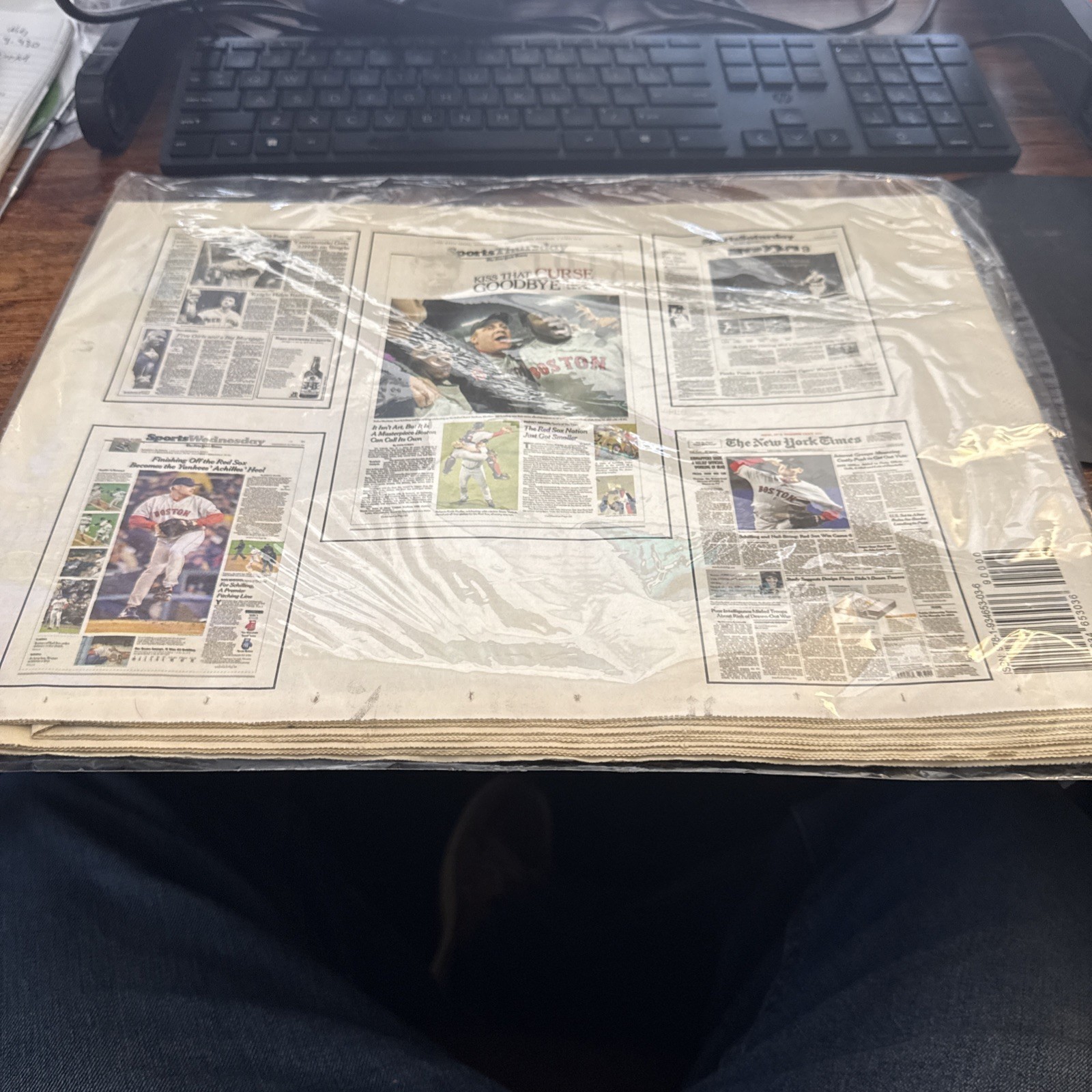 BOSTON RED SOX HISTORY MLB GREATEST MOMENTS NEW YORK TIMES PAPER 2009 NEW
