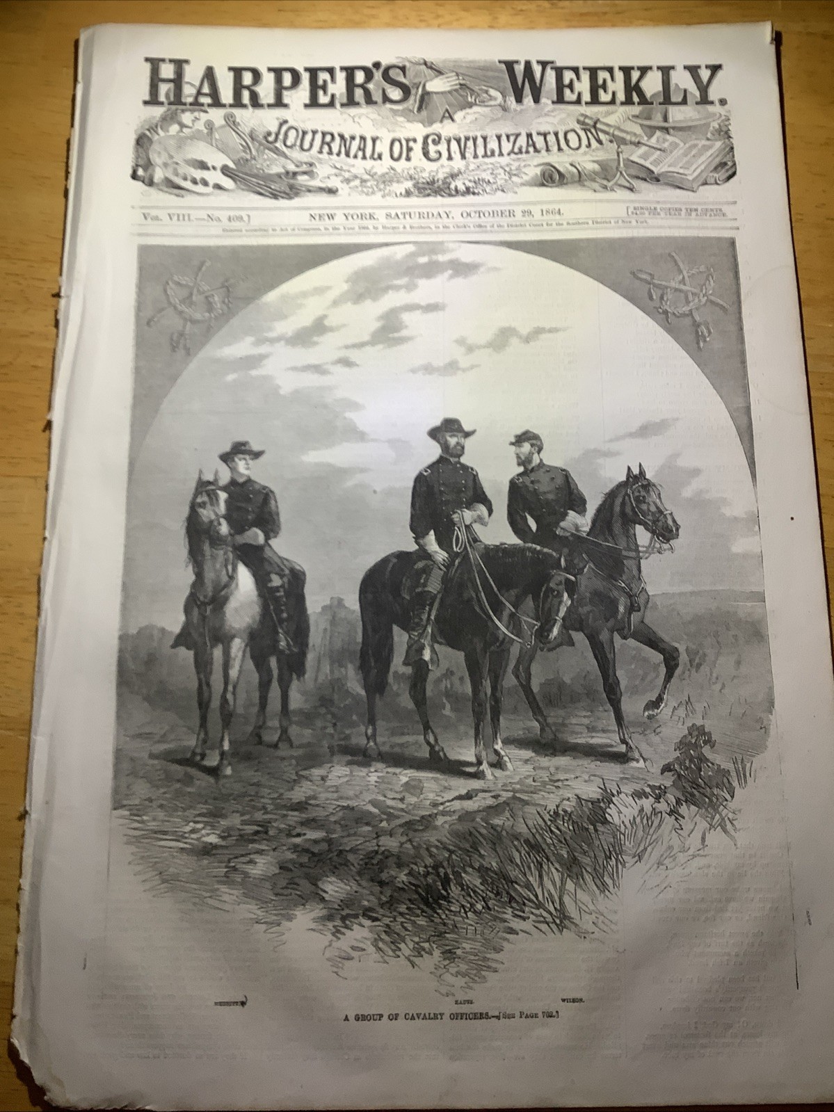 1864 Harper’s Weekly Civil War Newspaper ~ Great Civil War Content and Prints