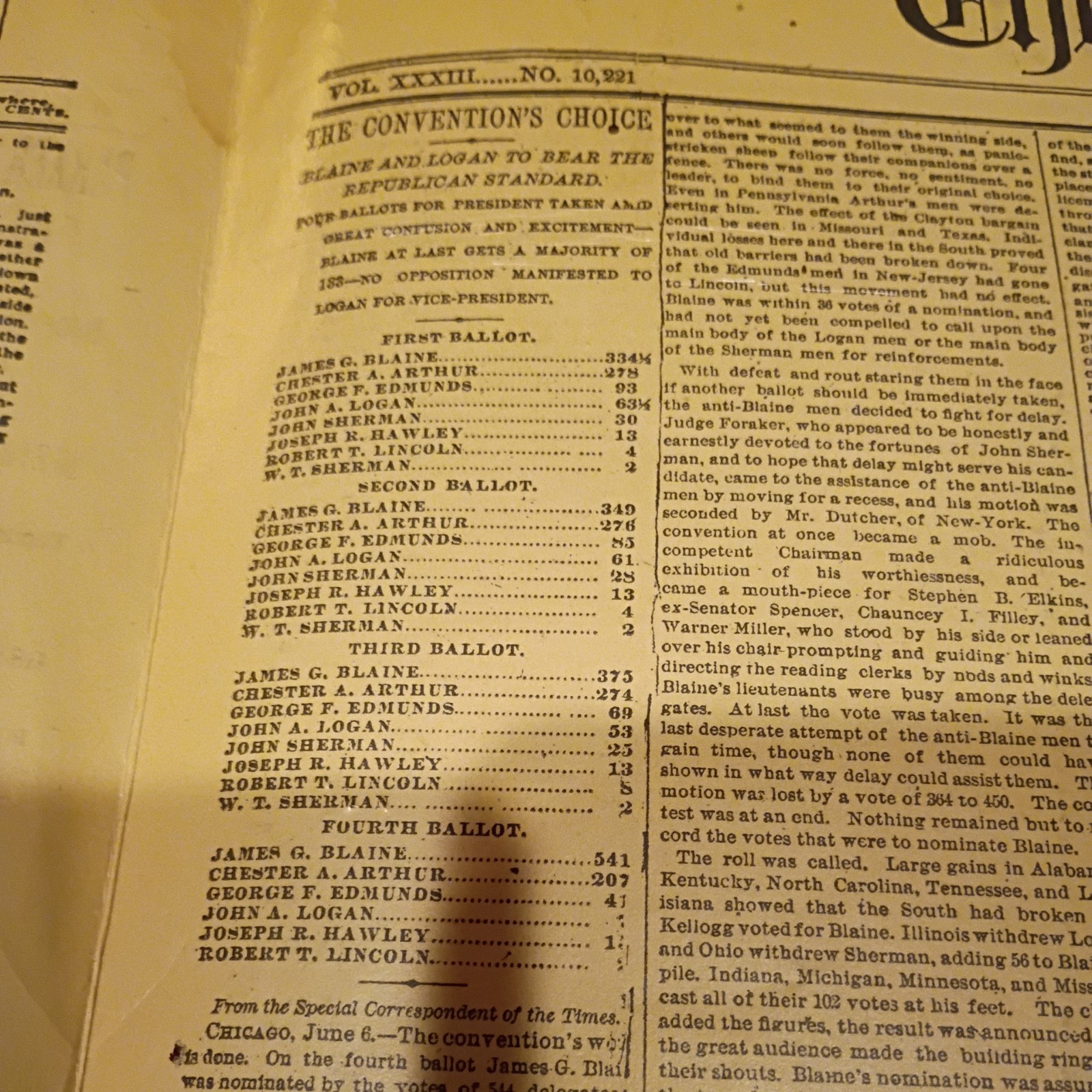 New York Times Newspape July 6, 1900; June 24, 1904; June 7, 1884; July 12, 1884
