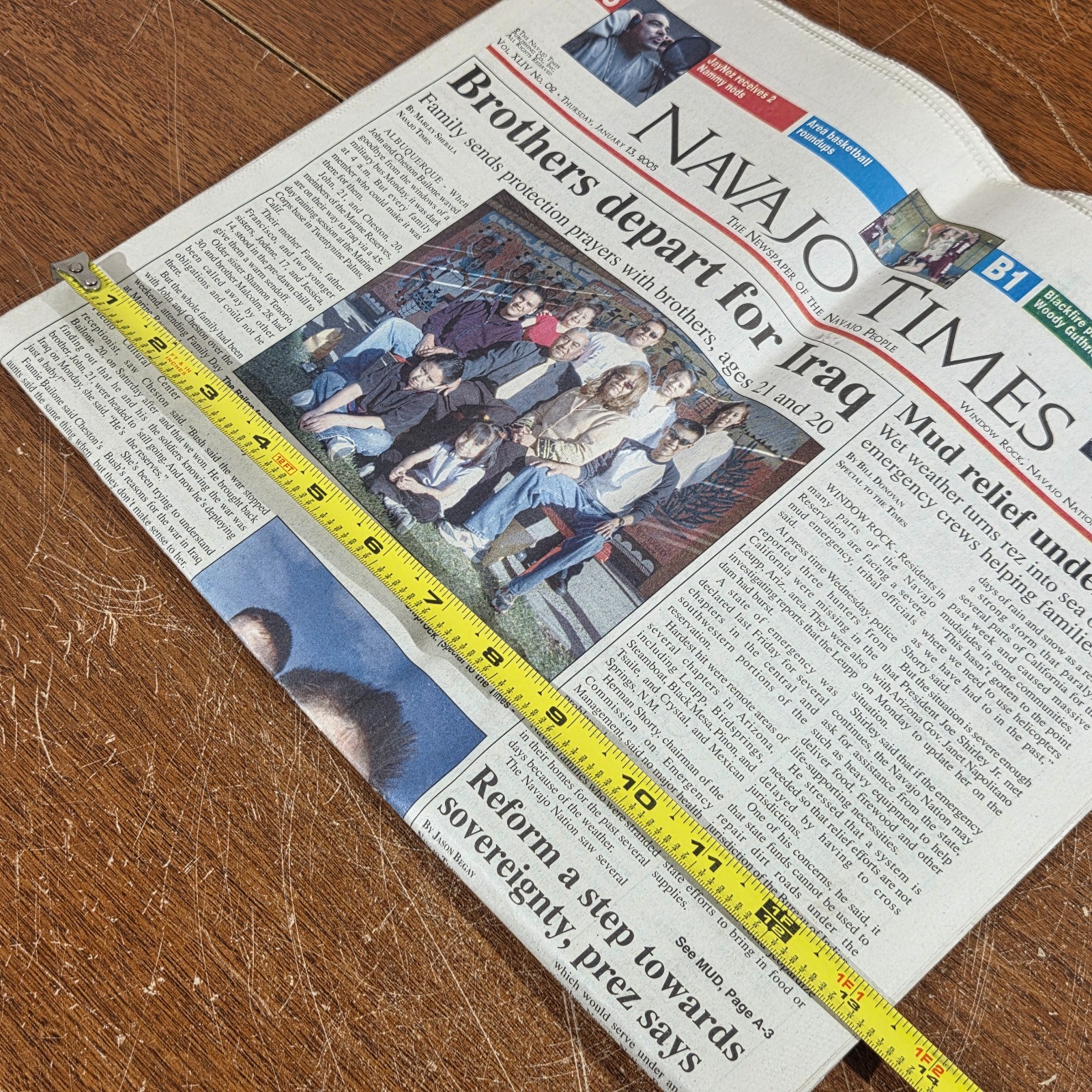 Navajo Times Native American Reservation Newspaper JAN 13th 2005