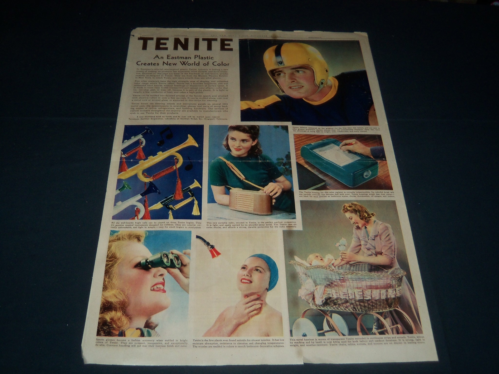 1940 NOV 10 NEW YORK TIMES PICTURE SECTION – FRANKLIN DELANO ROOSEVELT – NT 7365