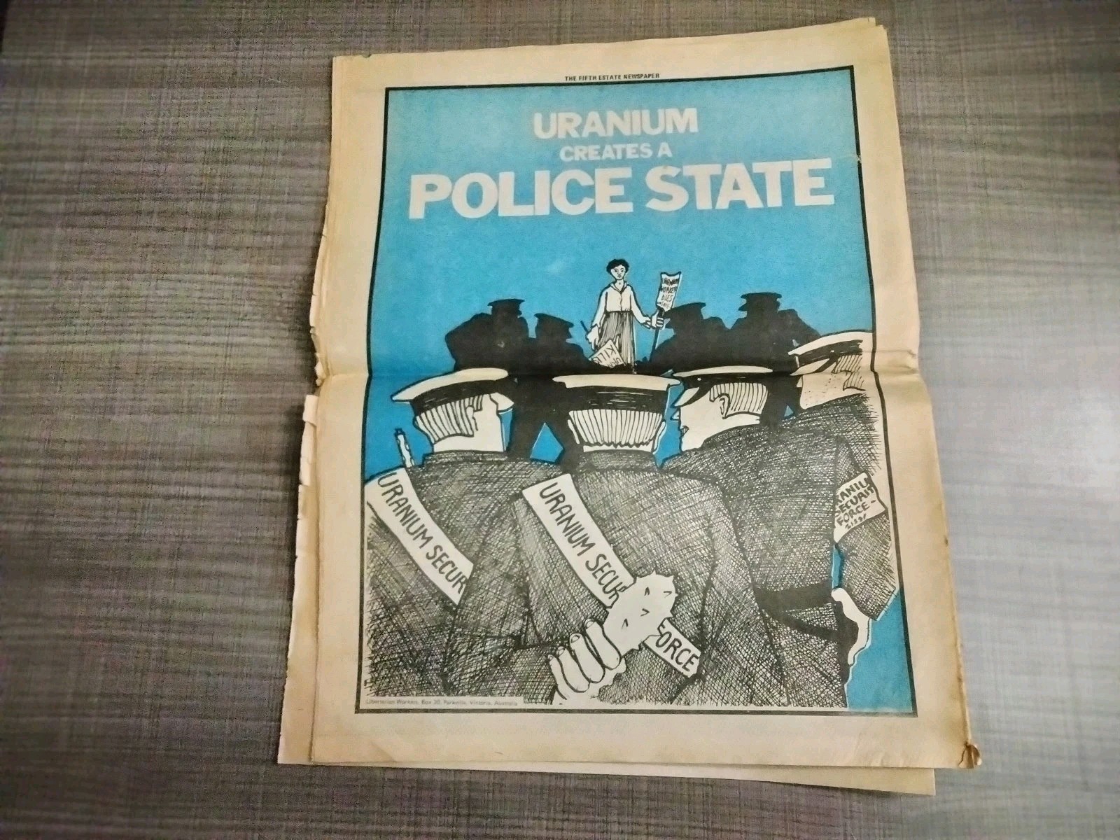Lot of 8 Vintage Counterculture Underground Political Newspapers ~ 1973-1983