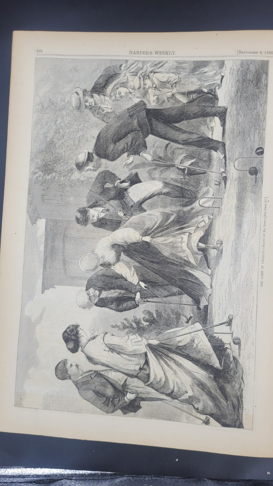 Harper’s Weekly 9/8/1866 pictures of the South – Mobile Alabama, Baton Rouge LA