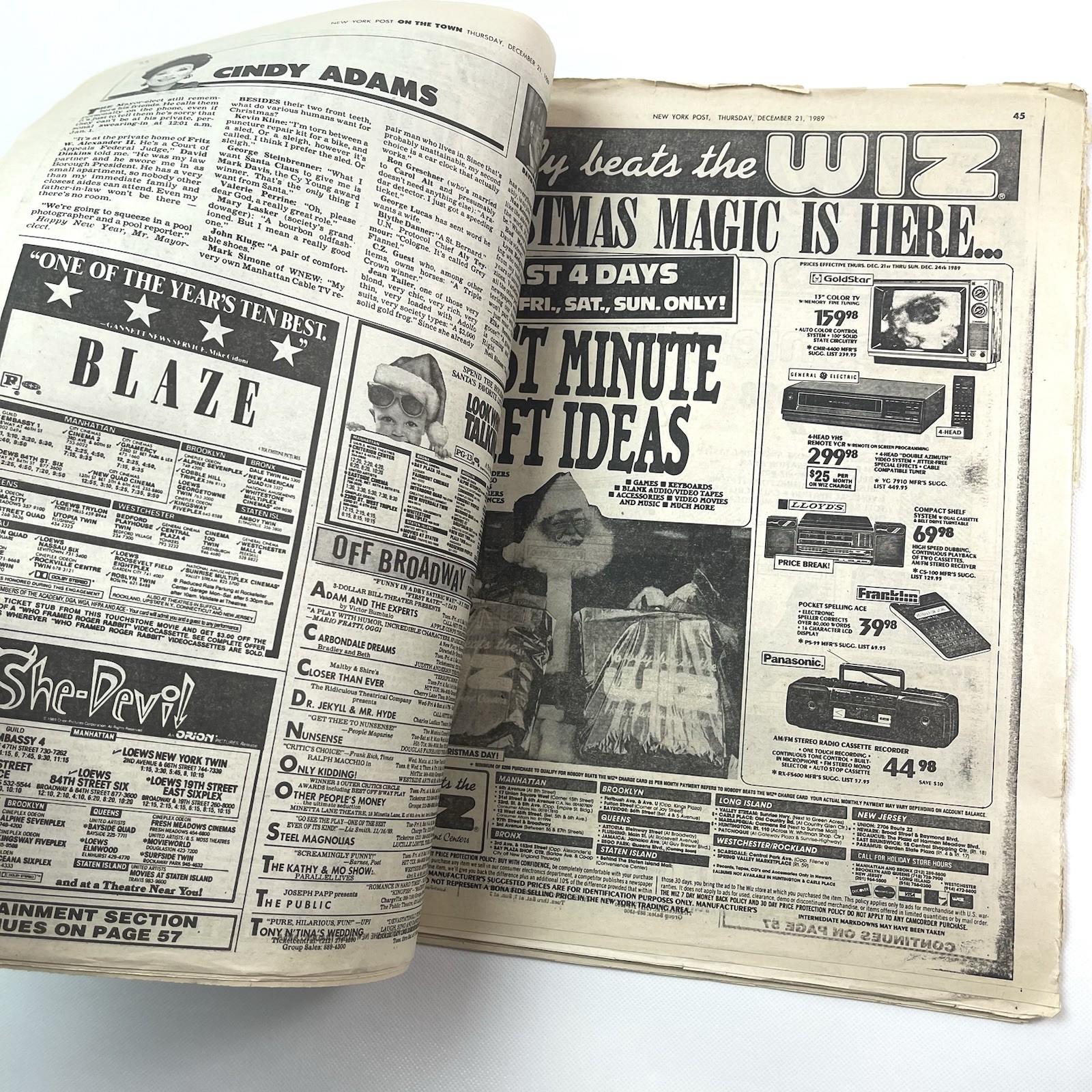 New York Post December 21 1989 Manuel Noriega Where Is the Rat Newspaper