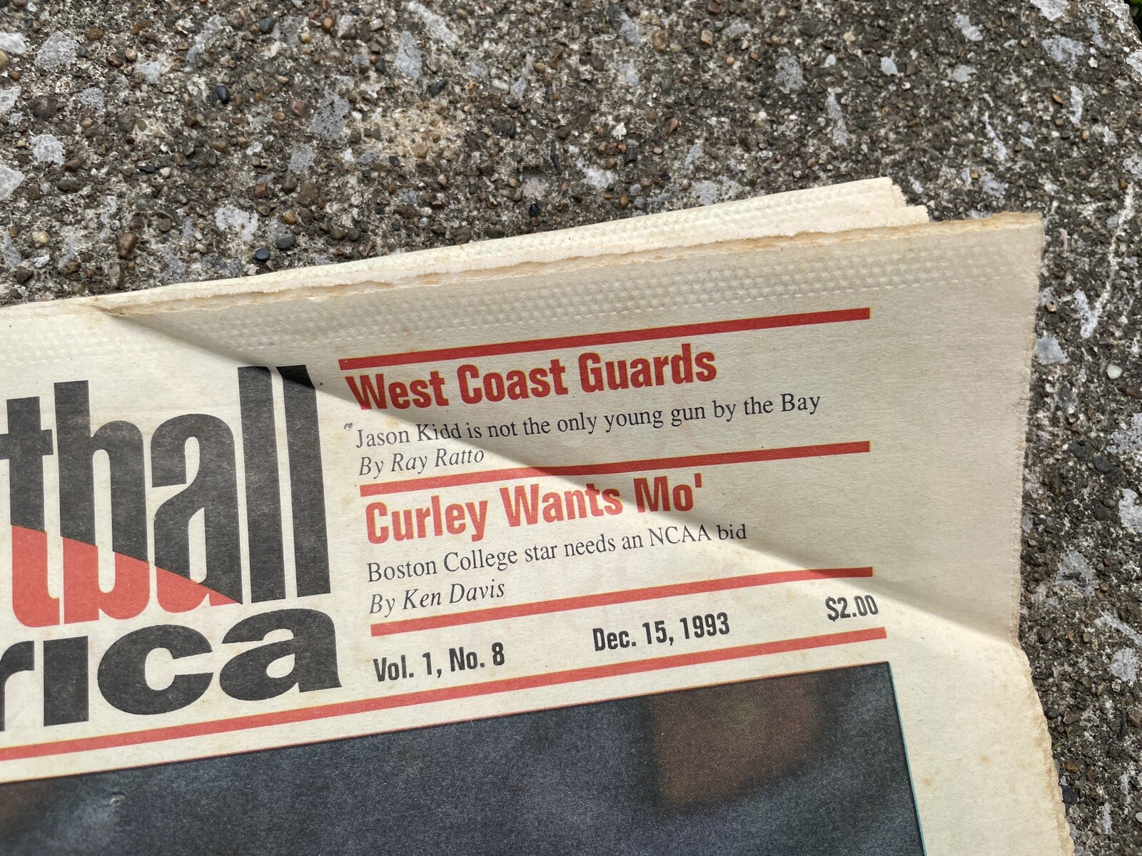 Basketball America Newspaper Charles Barkley December 15, 1993