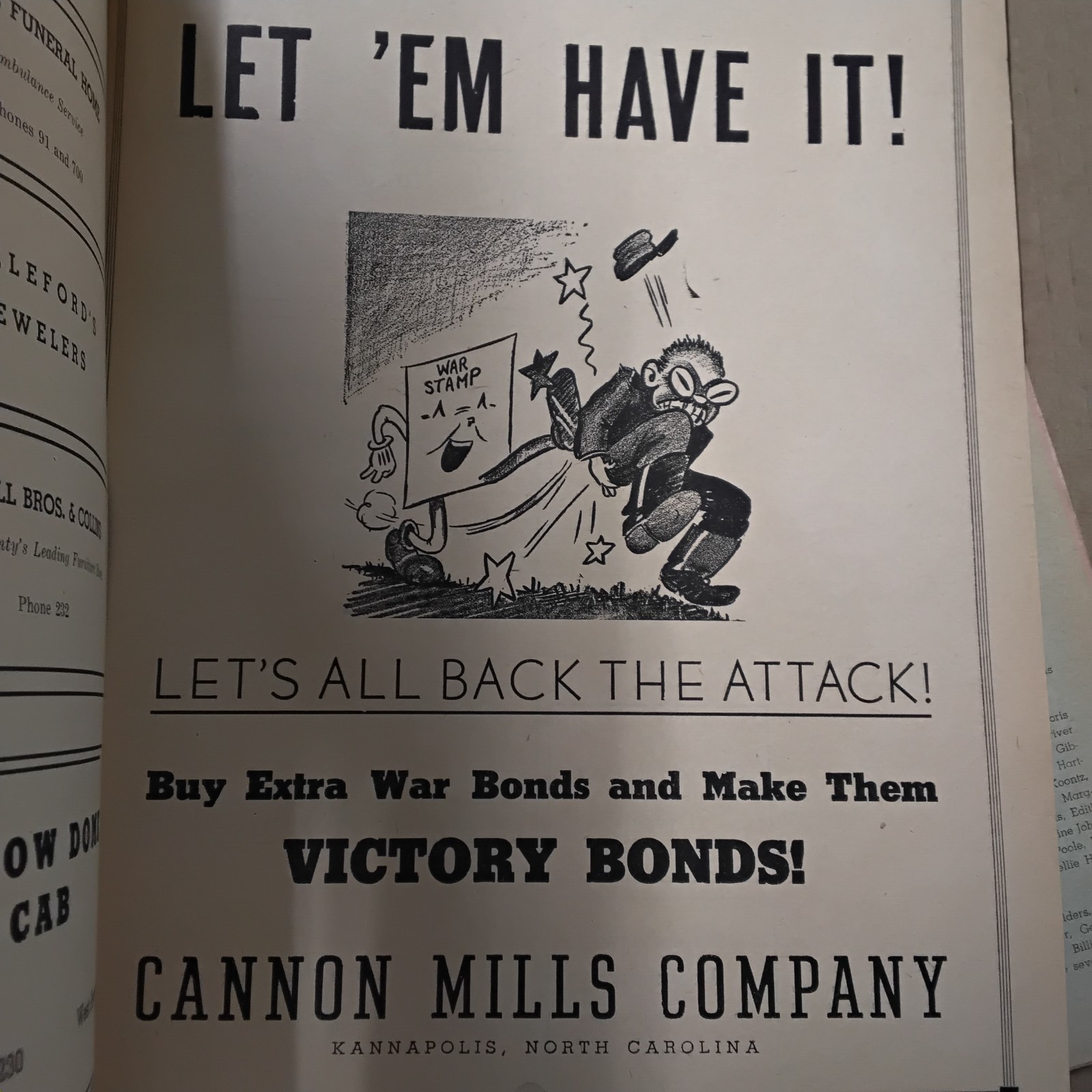 The Cannon Report High School Kannapolis NC Newspaper vtg Lot 1943 1944 1945 ’46